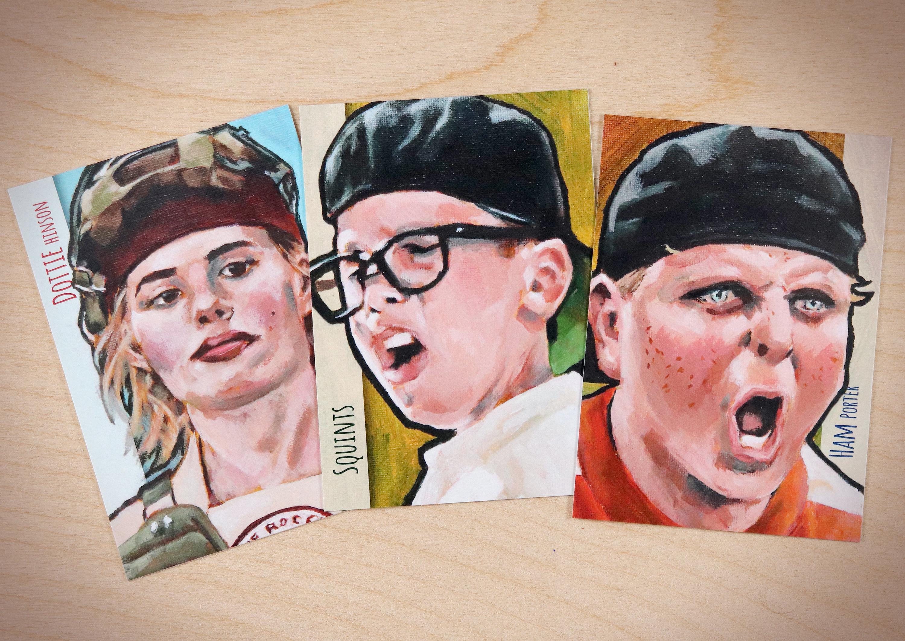 Baseball Movie Greats Complete Set (All 11 Cards) ACEO Limited Edition Baseball Art Cards