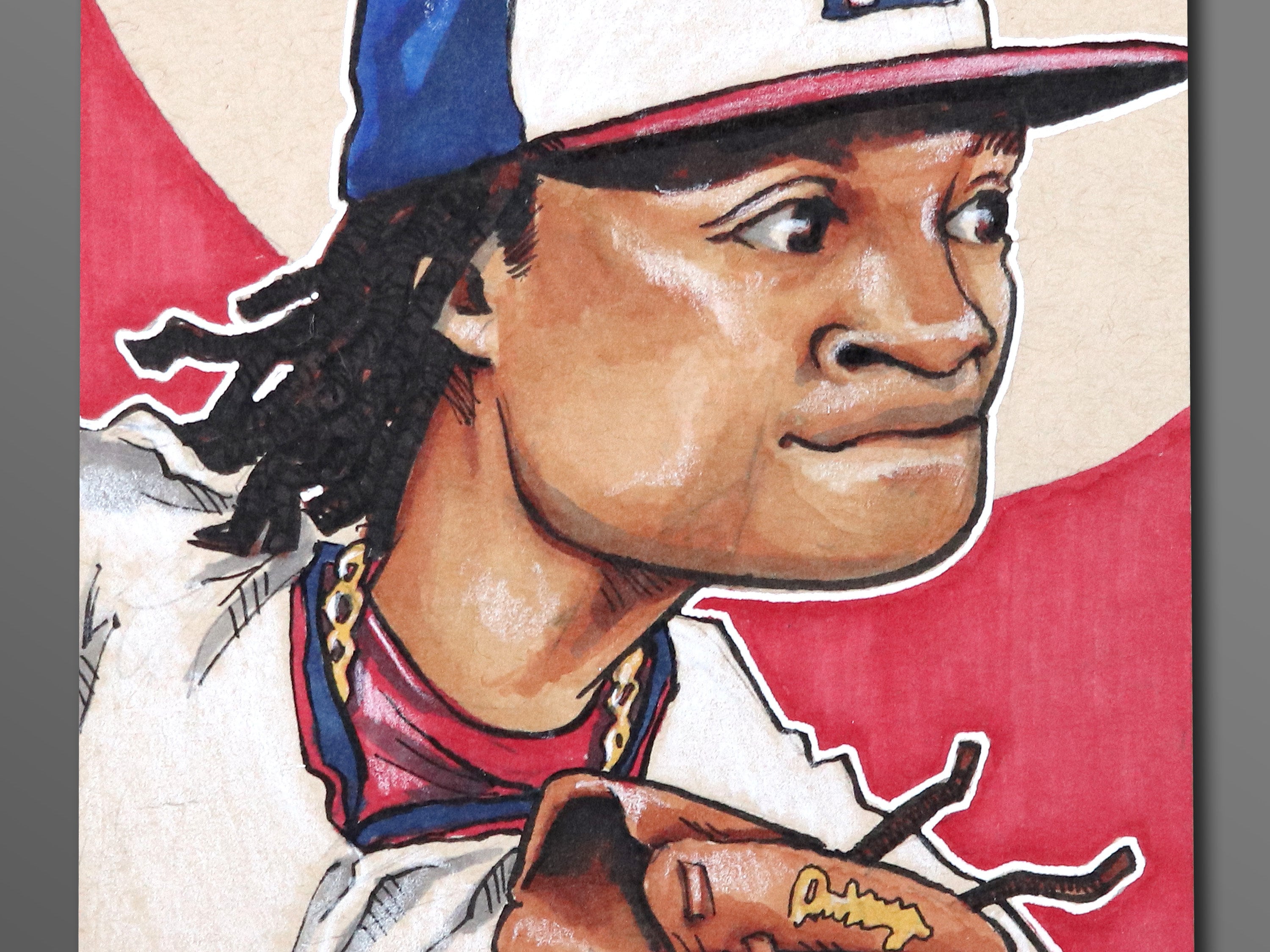 CJ Abrams Washington Nationals • Baseball Original Marker Drawing 5x7