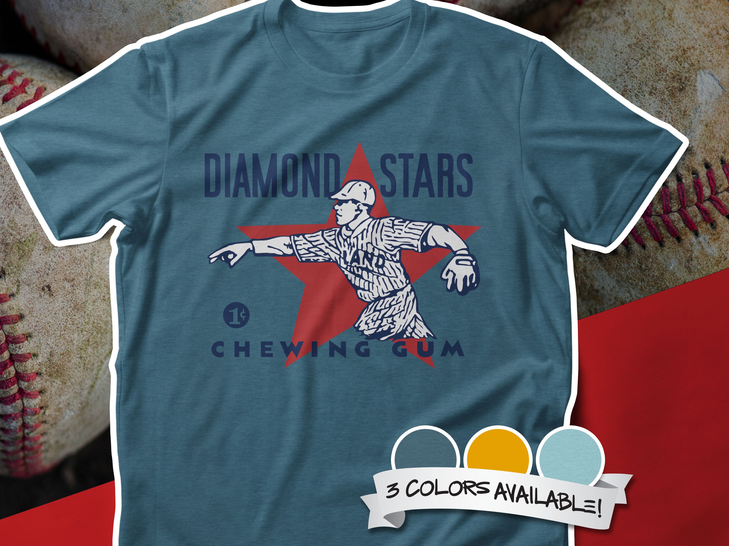 Diamond Stars Baseball Card Unisex t-shirt