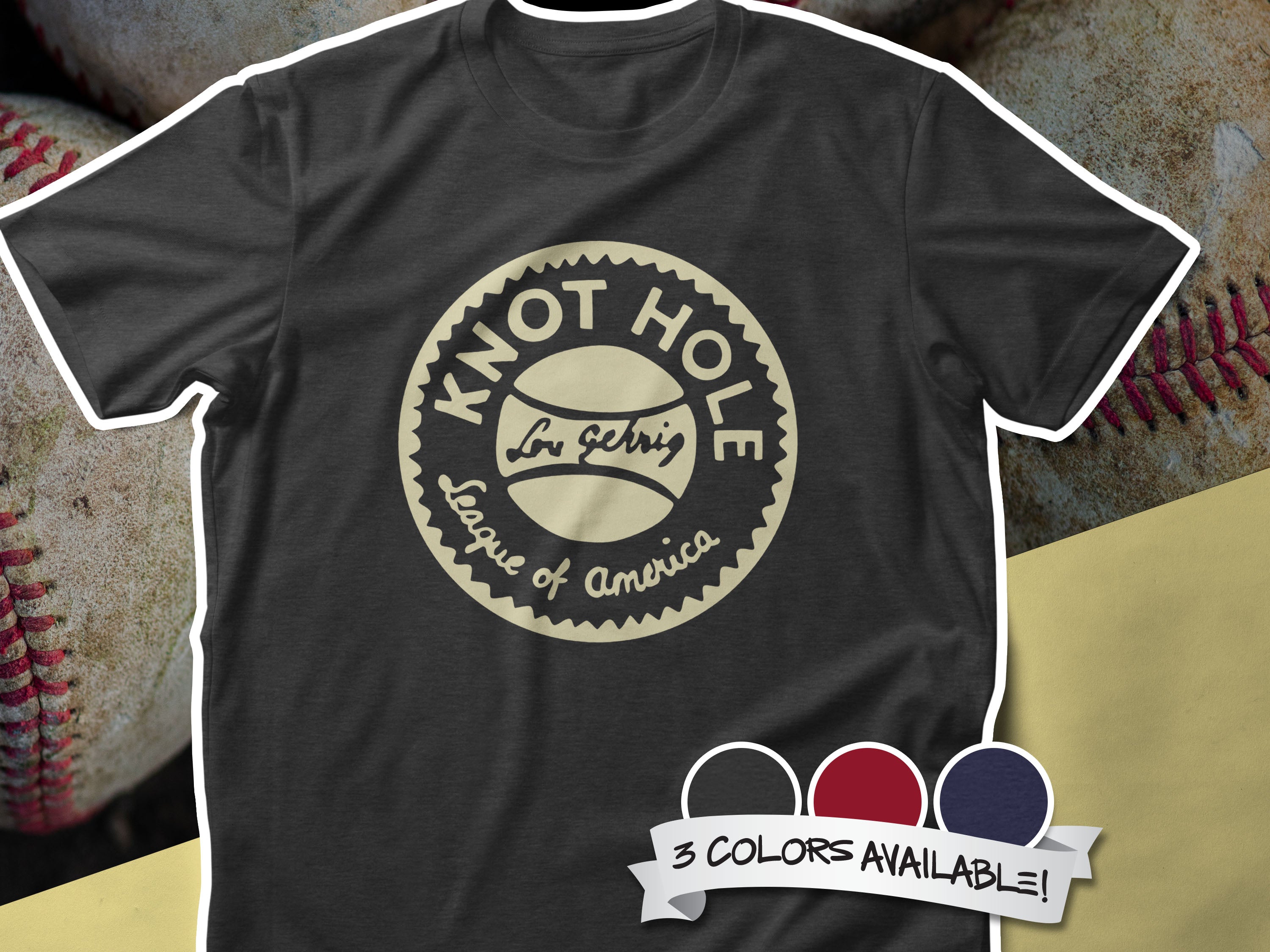 Knot Hole League Goudey Lou Gehrig Baseball Card Unisex t-shirt