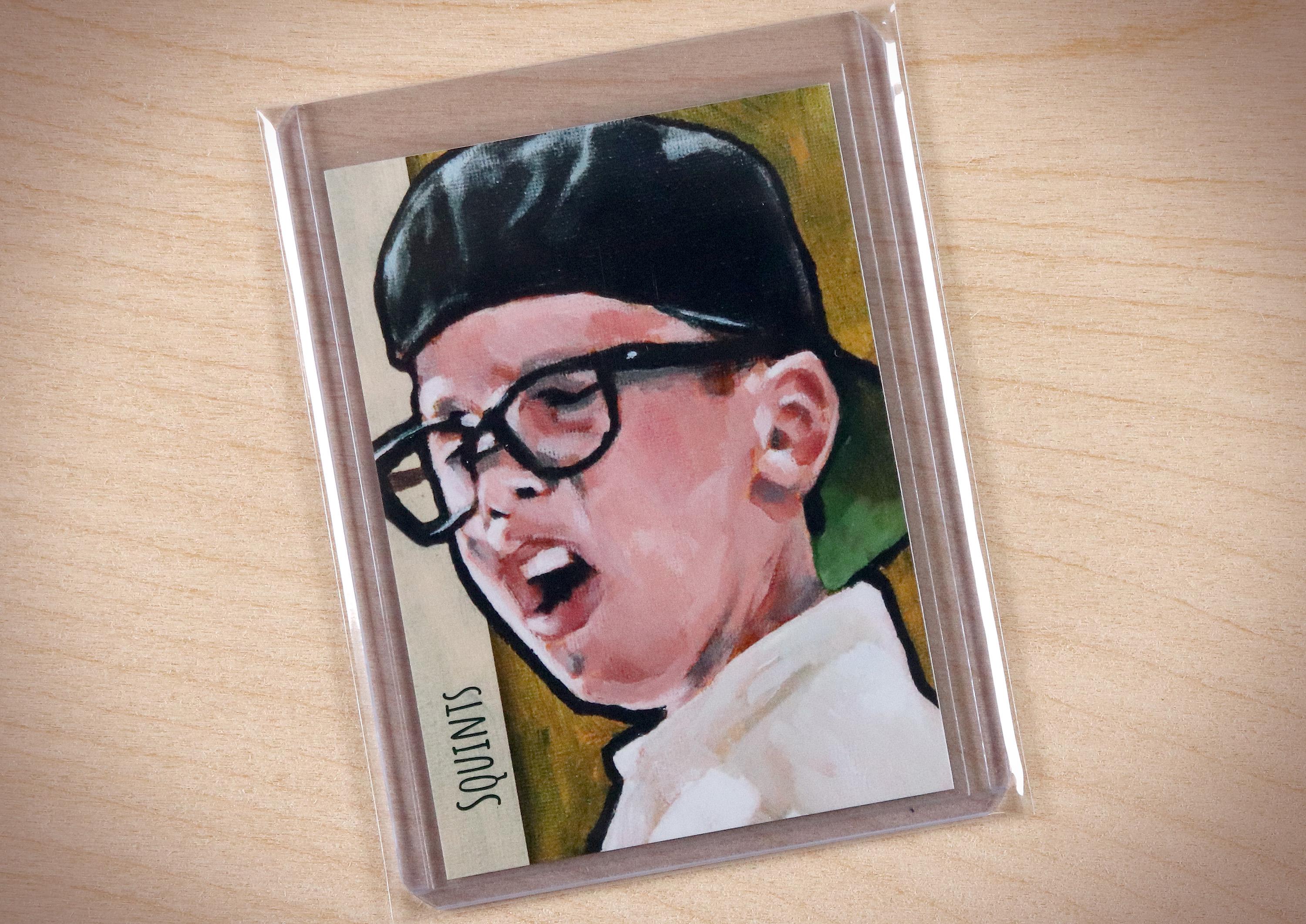 The Sandlot Squints Palledorous Chauncey Leopardi ACEO Limited Edition Baseball Art Card