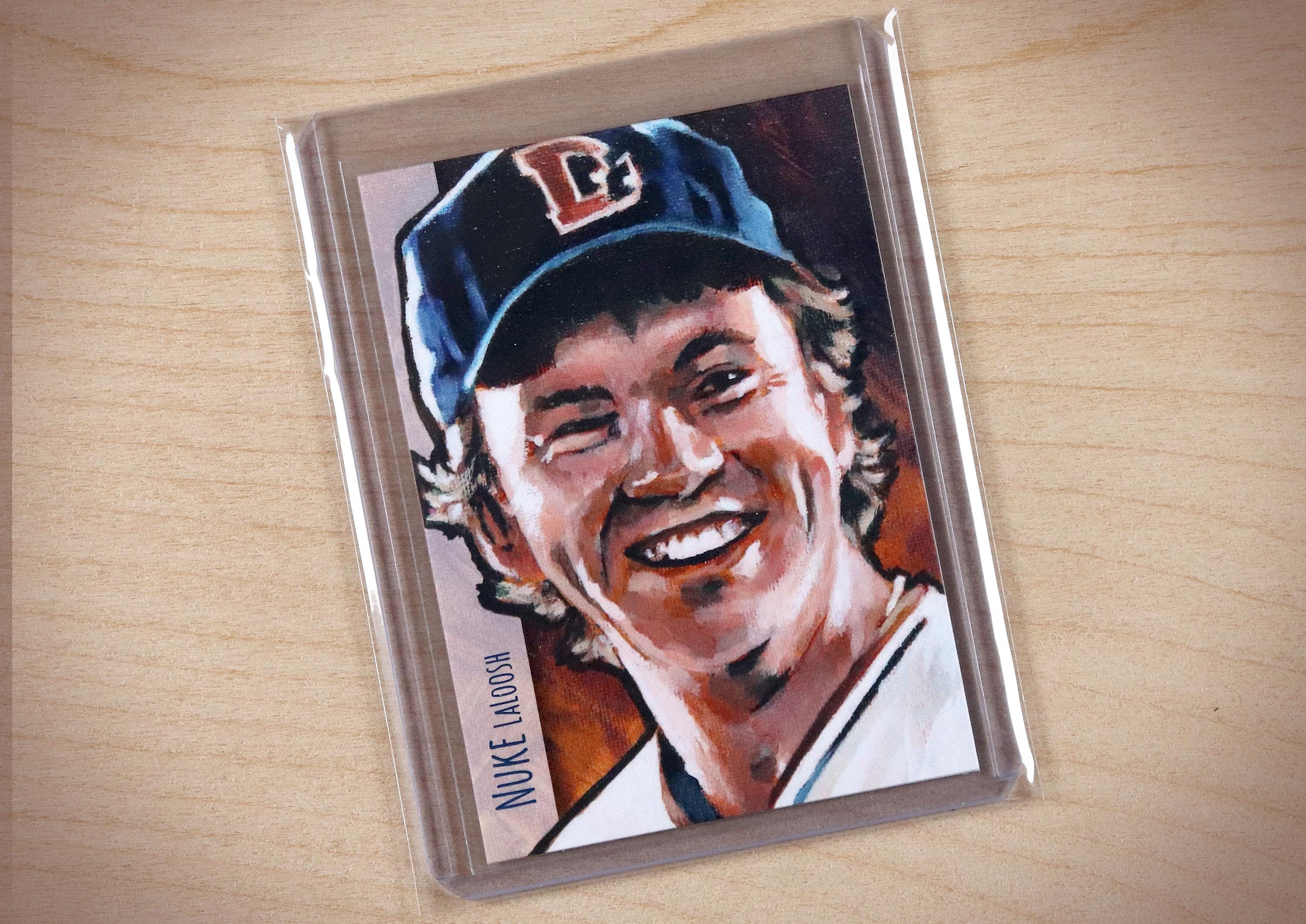 Bull Durham Nuke LaLoosh Tim Robbins ACEO Limited Edition Baseball Art Card