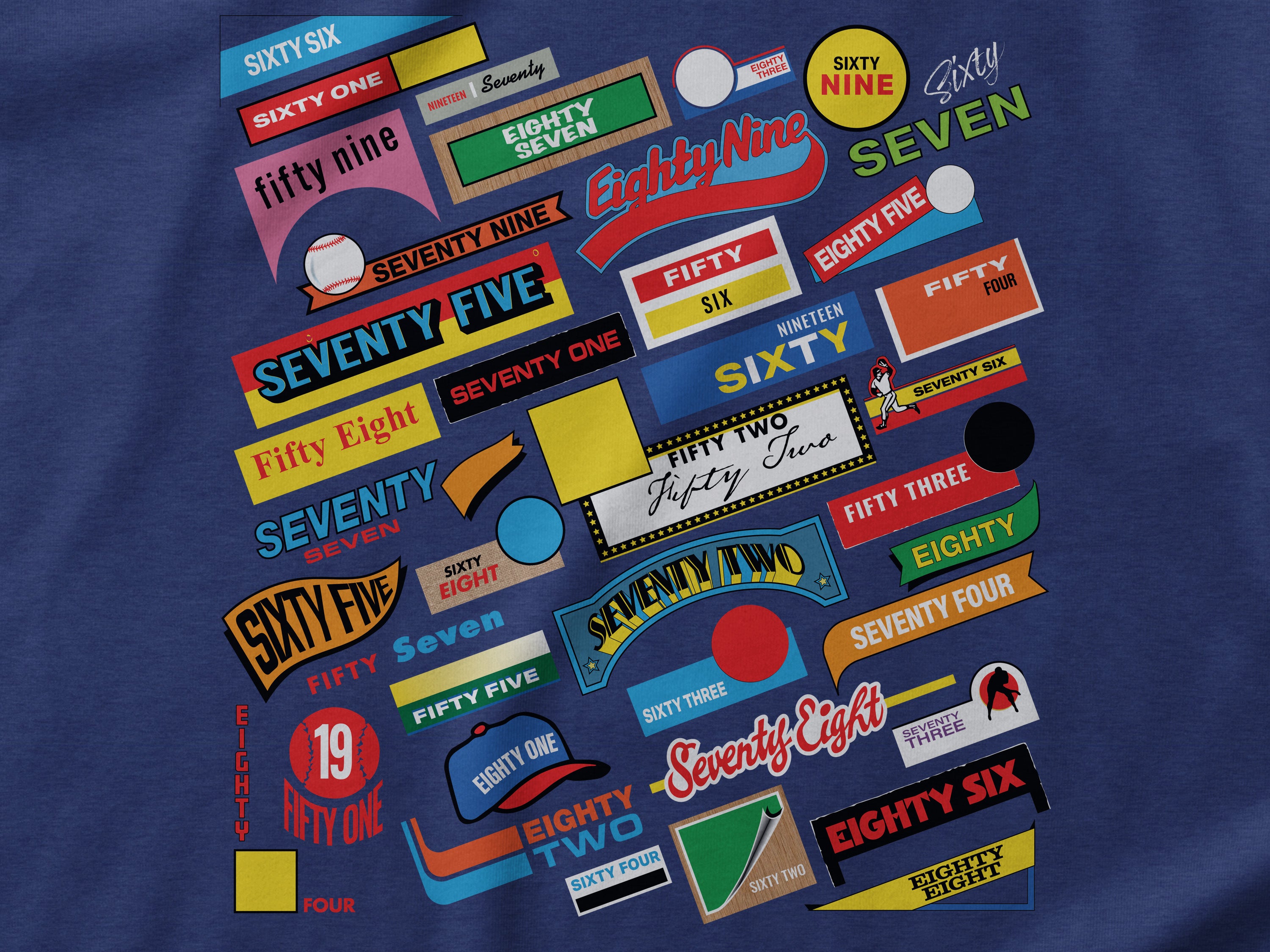 Years of Classic Baseball Card Design TRi-BLEND Short sleeve t-shirt