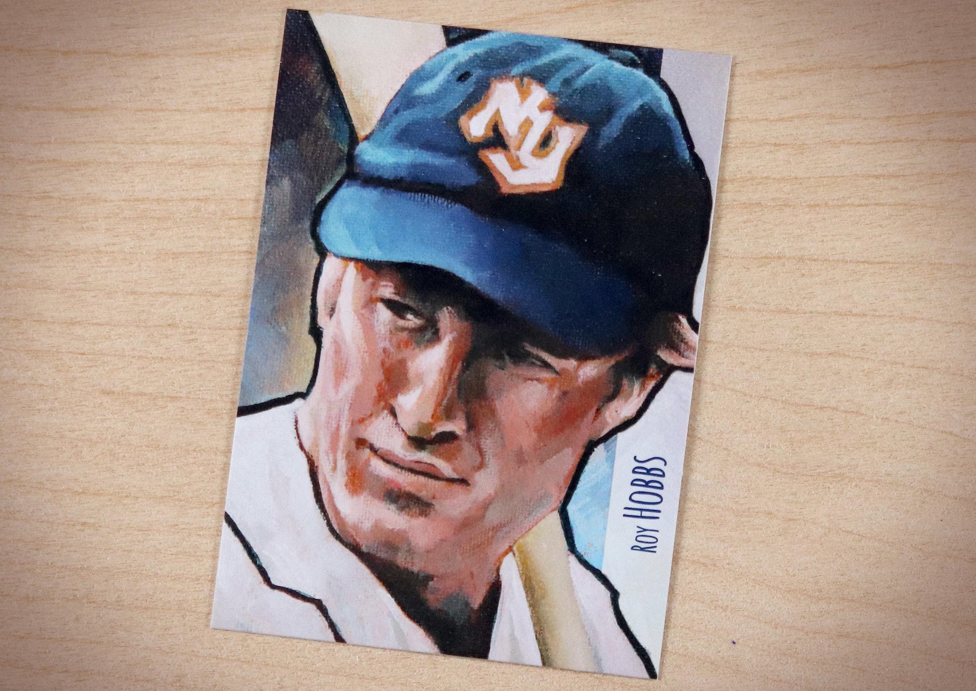 The Natural Roy Hobbs Robert Redford ACEO Limited Edition Baseball Art Card