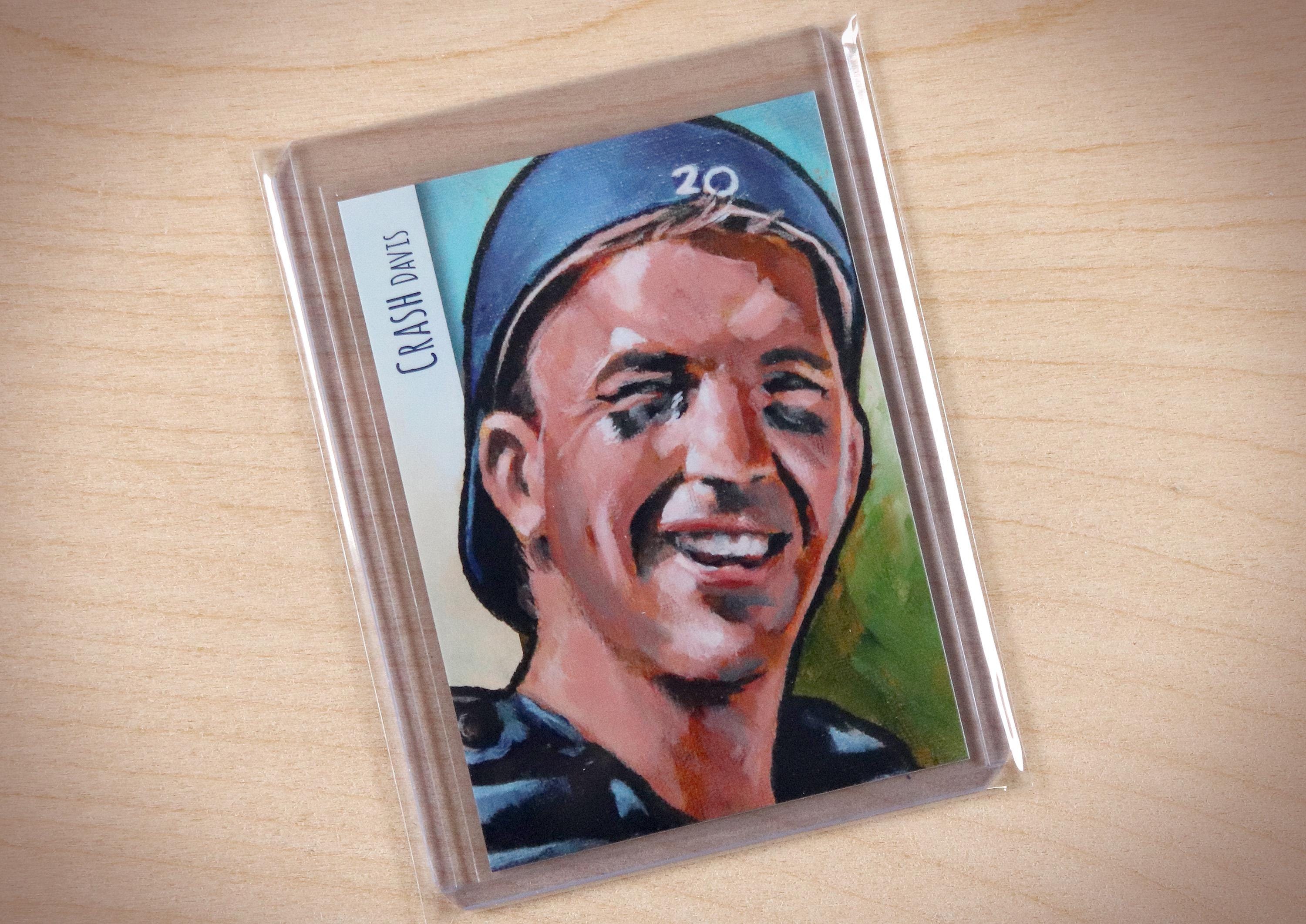 Bull Durham Crash Davis Kevin Costner ACEO Limited Edition Baseball Art Card
