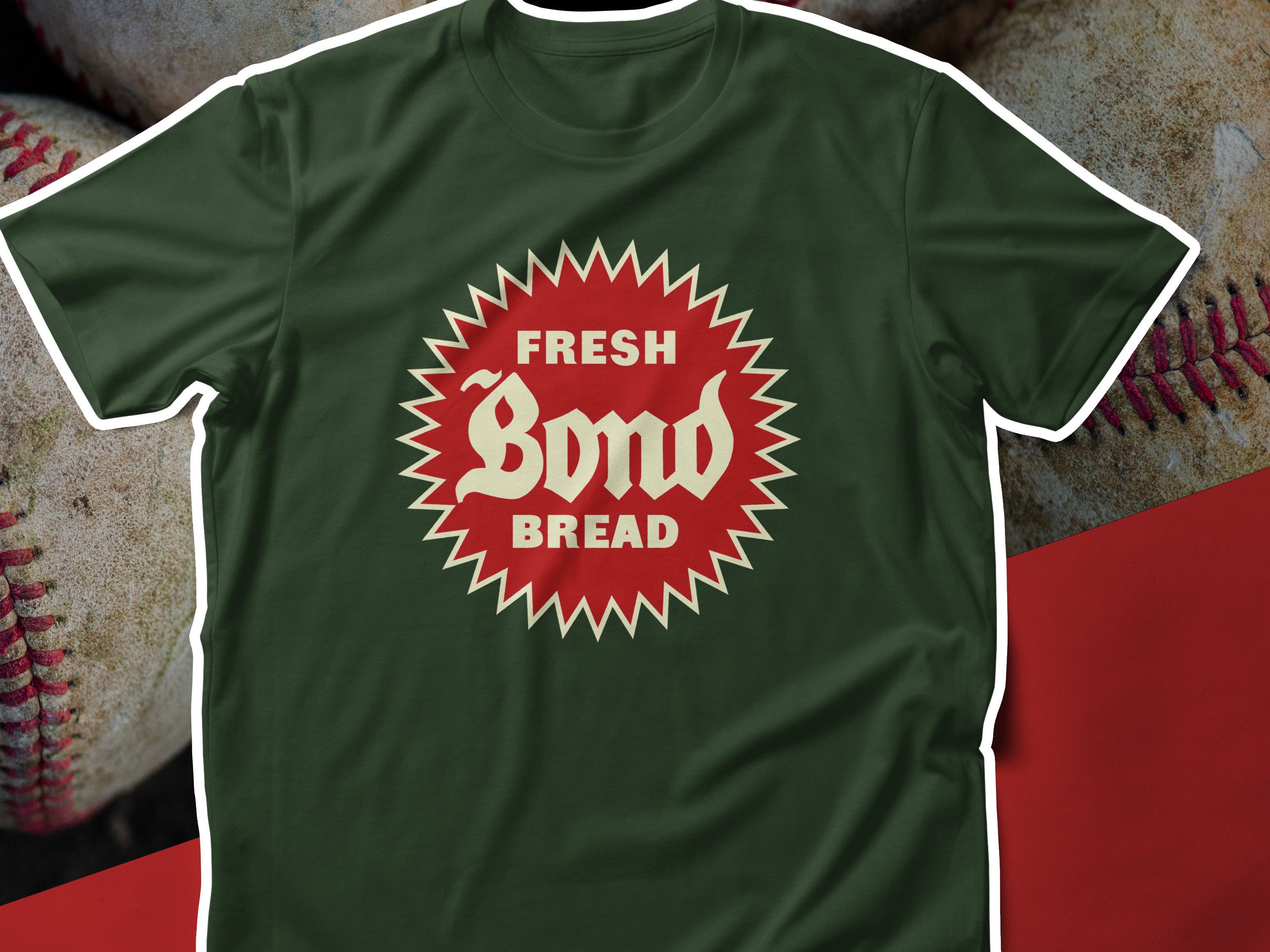 Bond Bread Baseball Card Unisex t-shirt