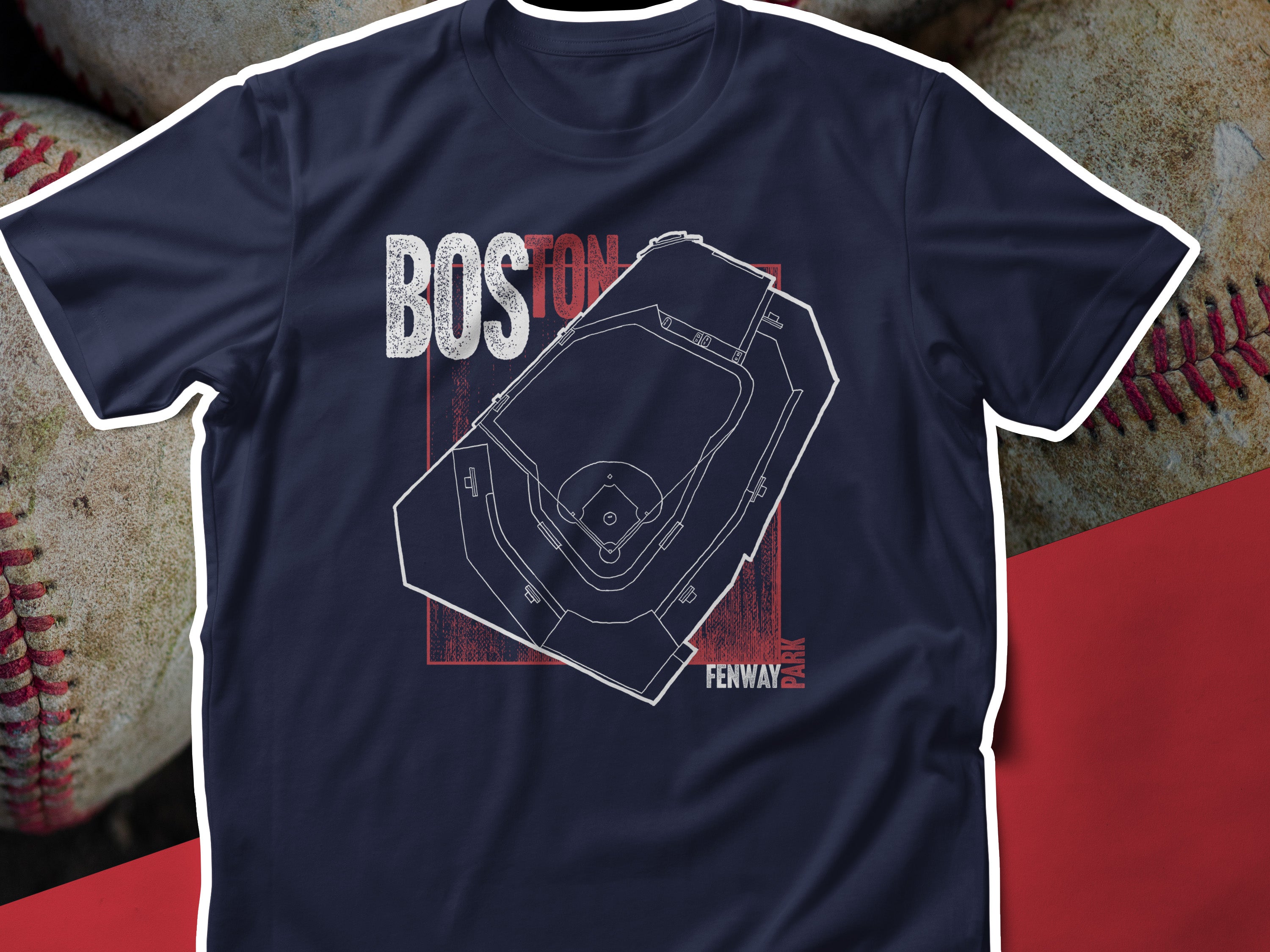 Boston Red Sox History Baseball Stadiums Unisex t-shirt