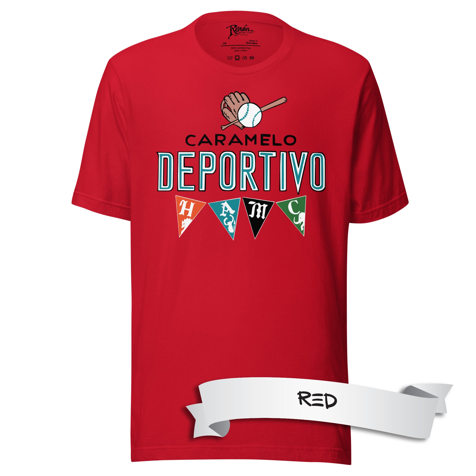 Caramelo Deportivo Cuban Baseball Banners Unisex t-shirt