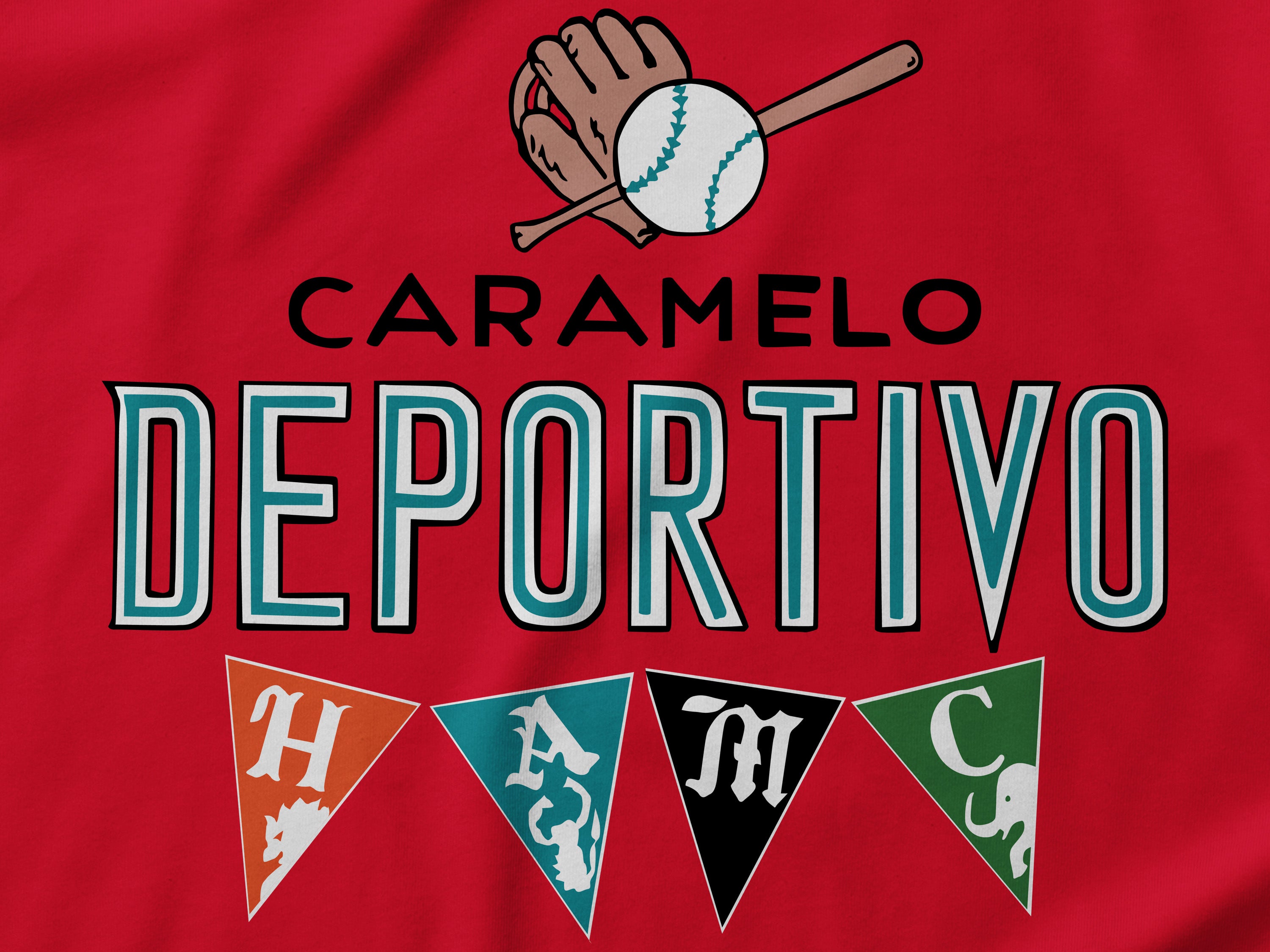 Caramelo Deportivo Cuban Baseball Banners Unisex t-shirt