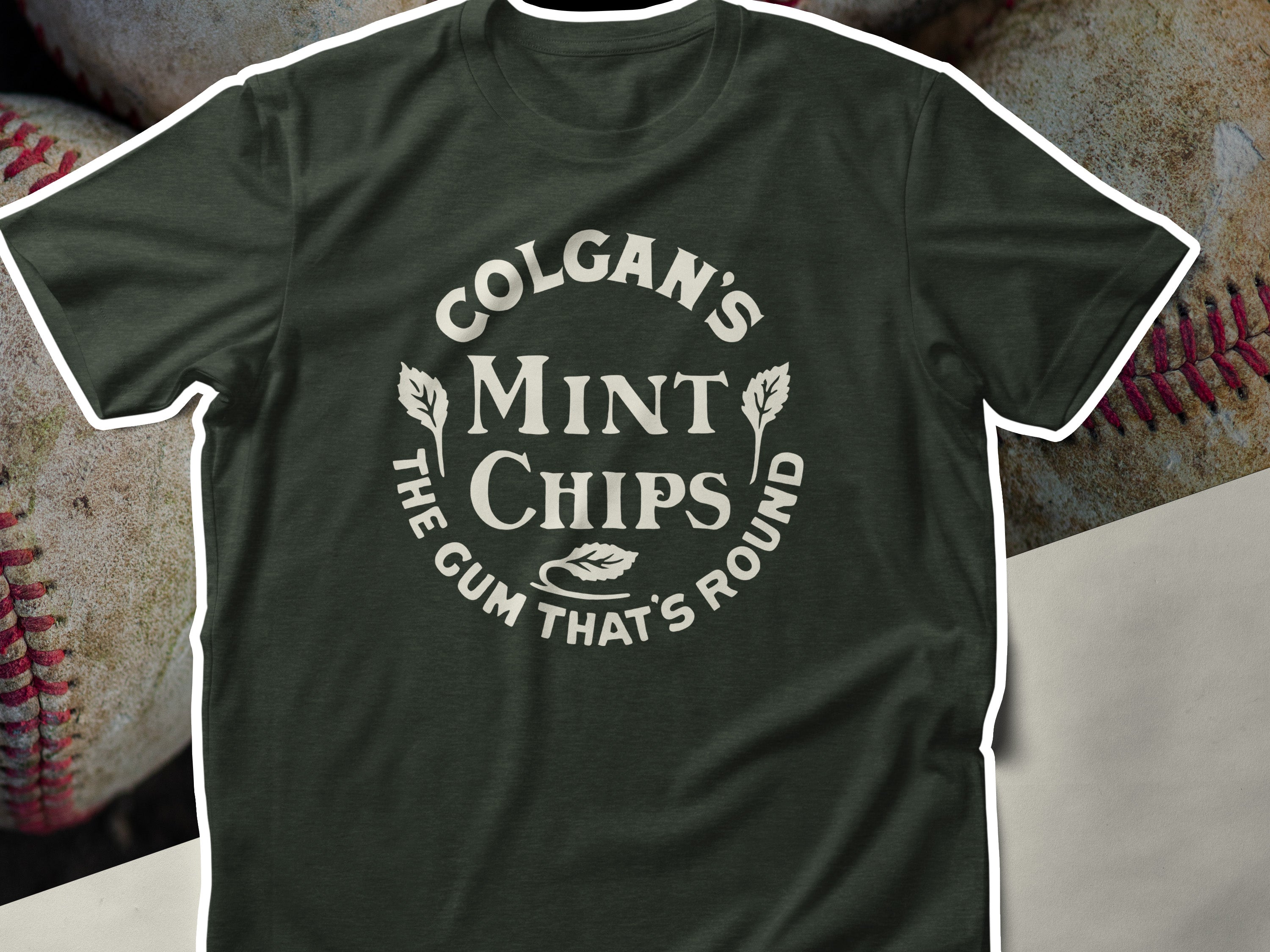 Colgan's Mint Chips Prewar Baseball Unisex t-shirt