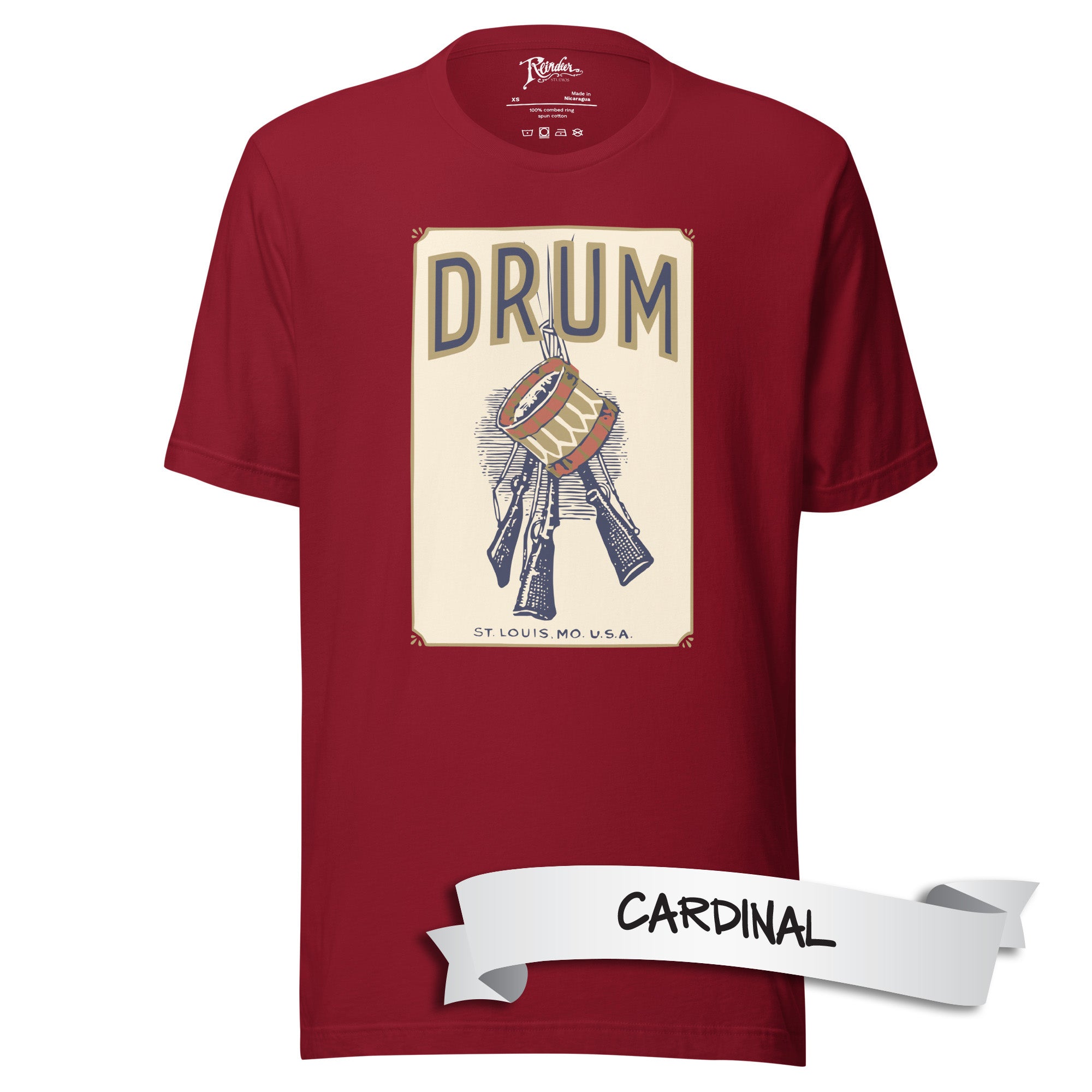 Drum Pre-war Tobacciana Unisex t-shirt