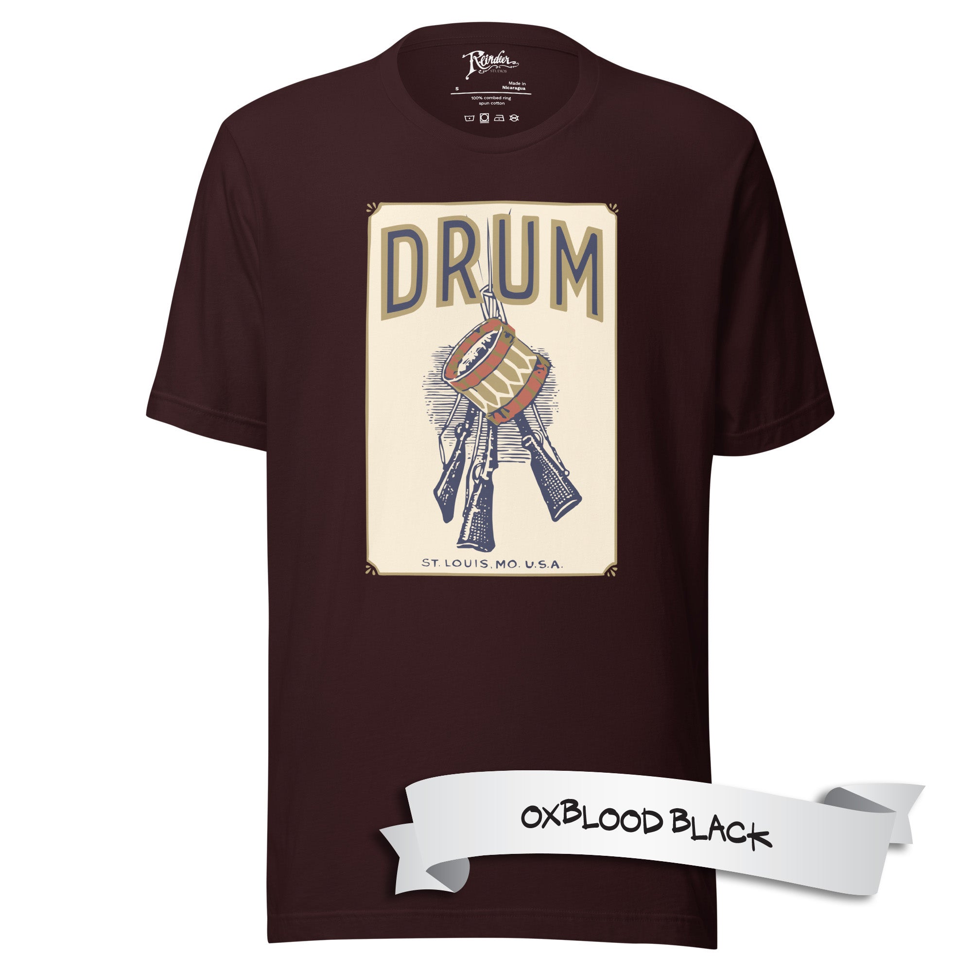 Drum Pre-war Tobacciana Unisex t-shirt