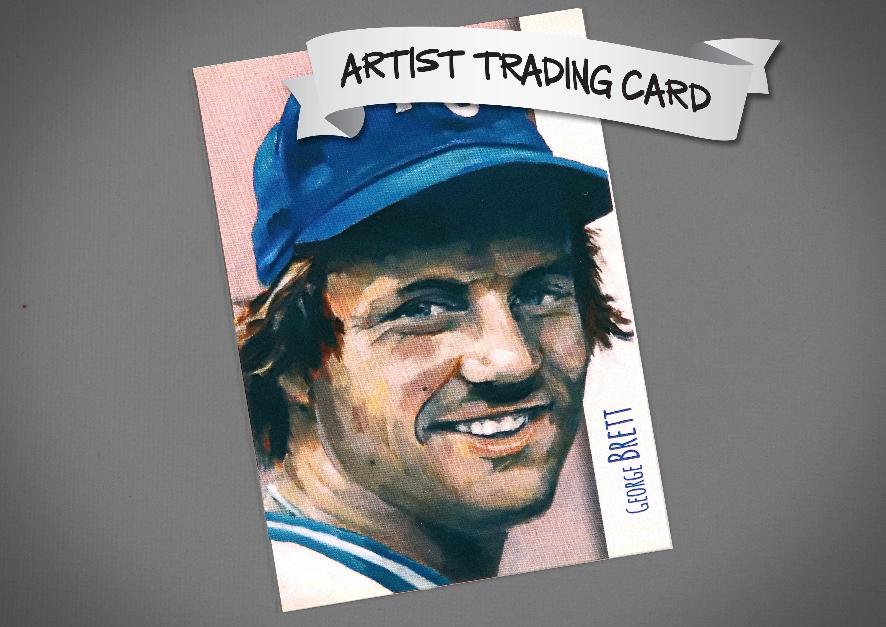 George Brett ACEO Limited Edition Baseball Art Card Kansas City Royals