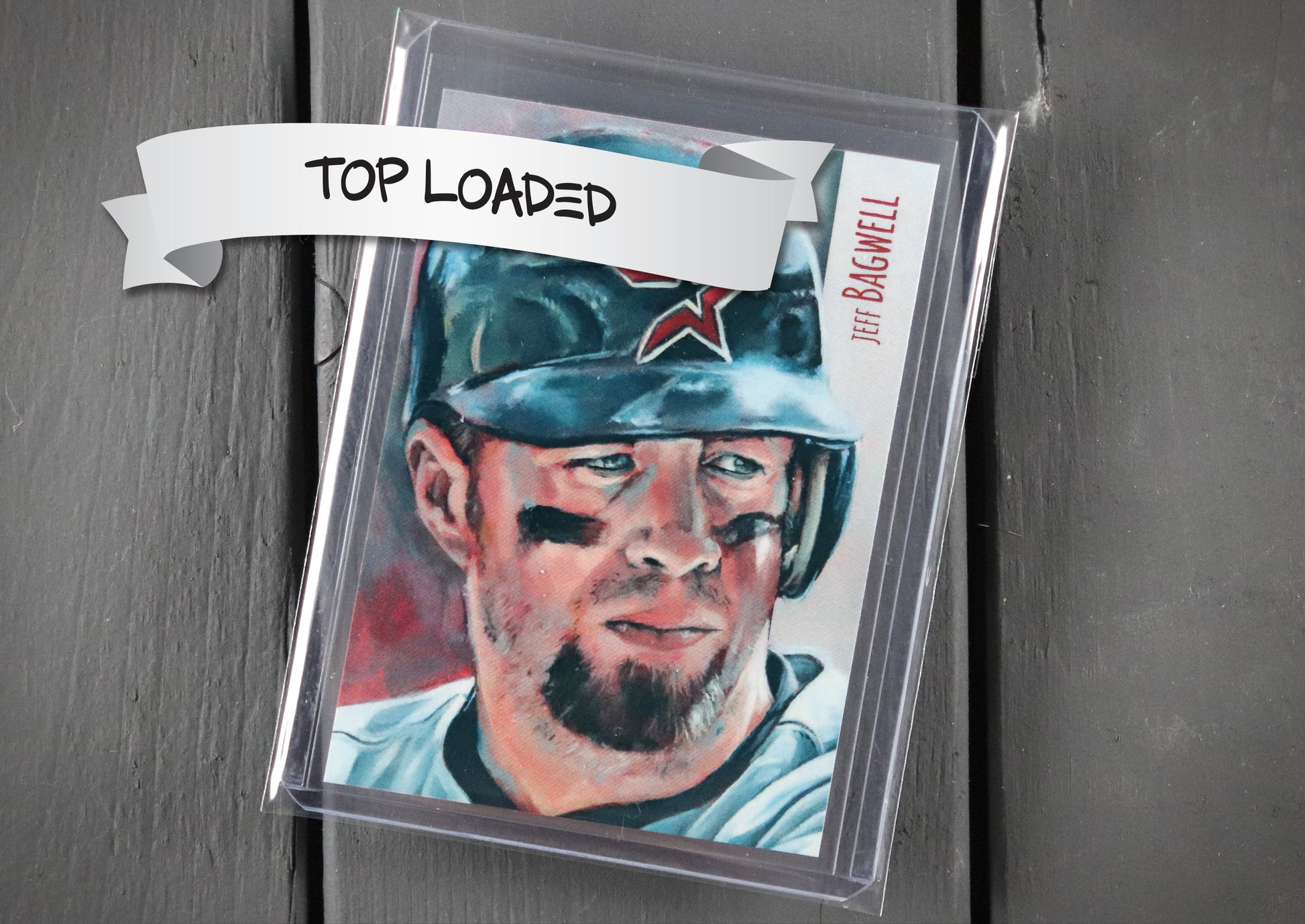 Jeff Bagwell ACEO Limited Edition Baseball Art Card Houston Astros