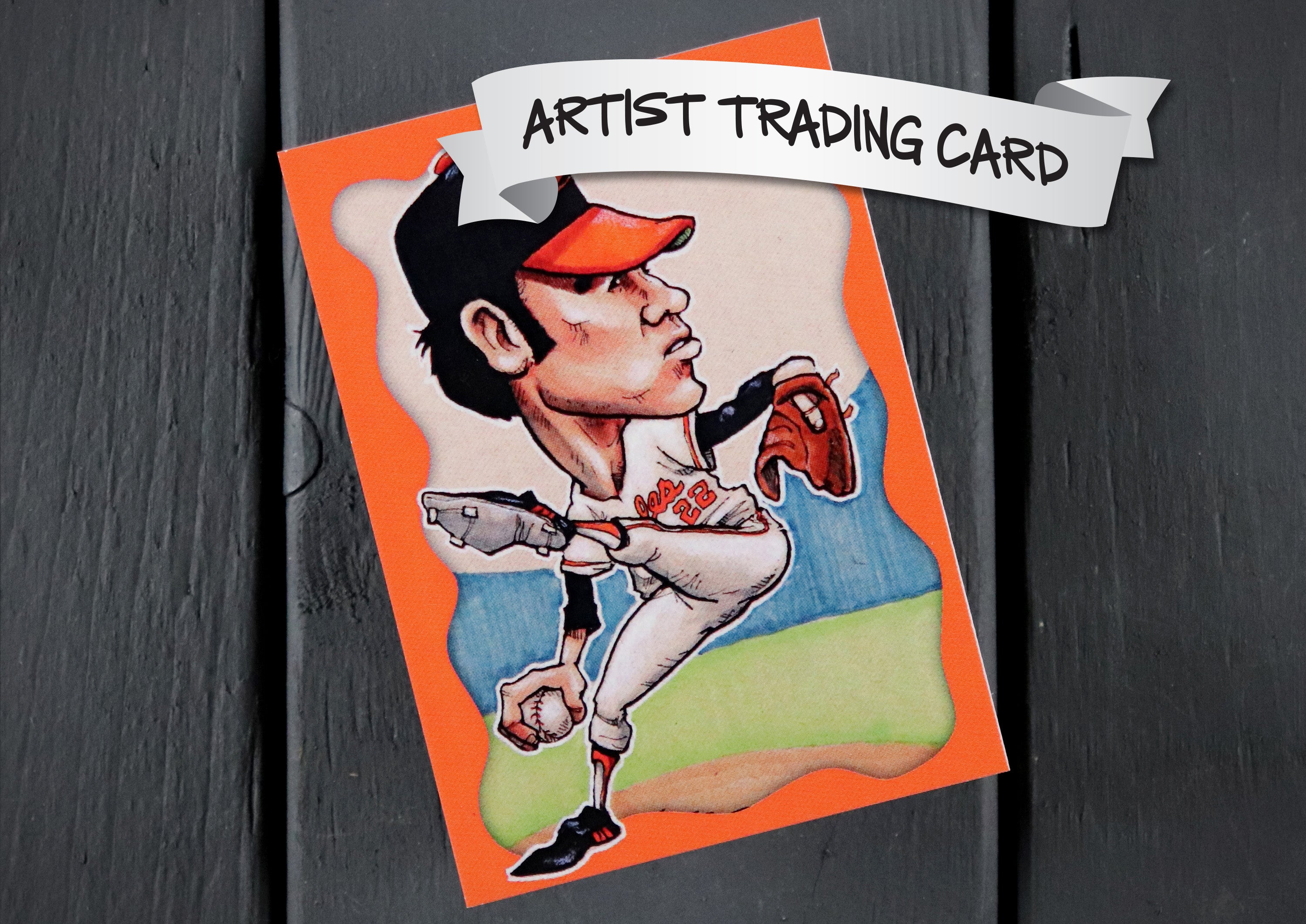 Jim Palmer ACEO Limited Edition Baseball Art Card Baltimore Orioles