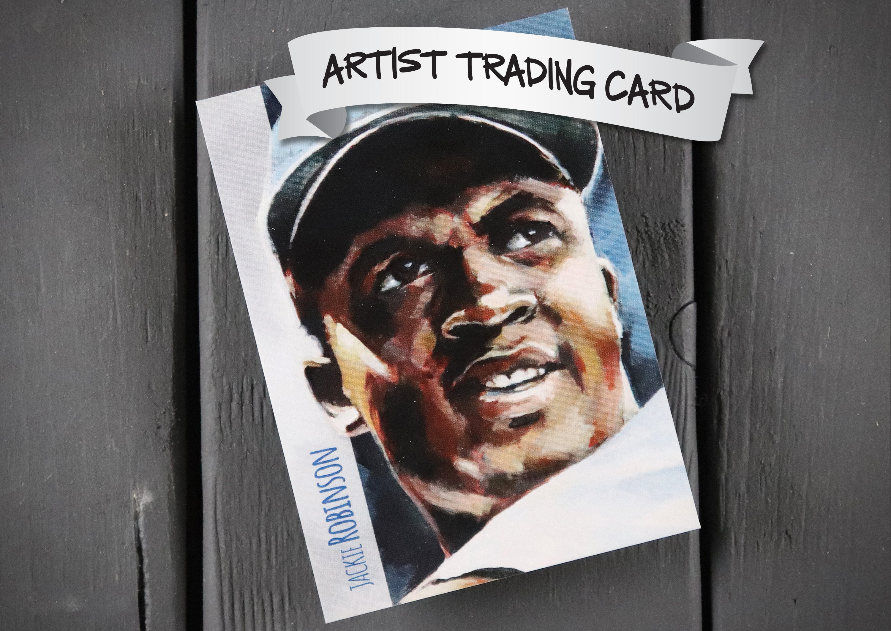 Jackie Robinson ACEO Limited Edition Baseball Brooklyn LA Dodgers