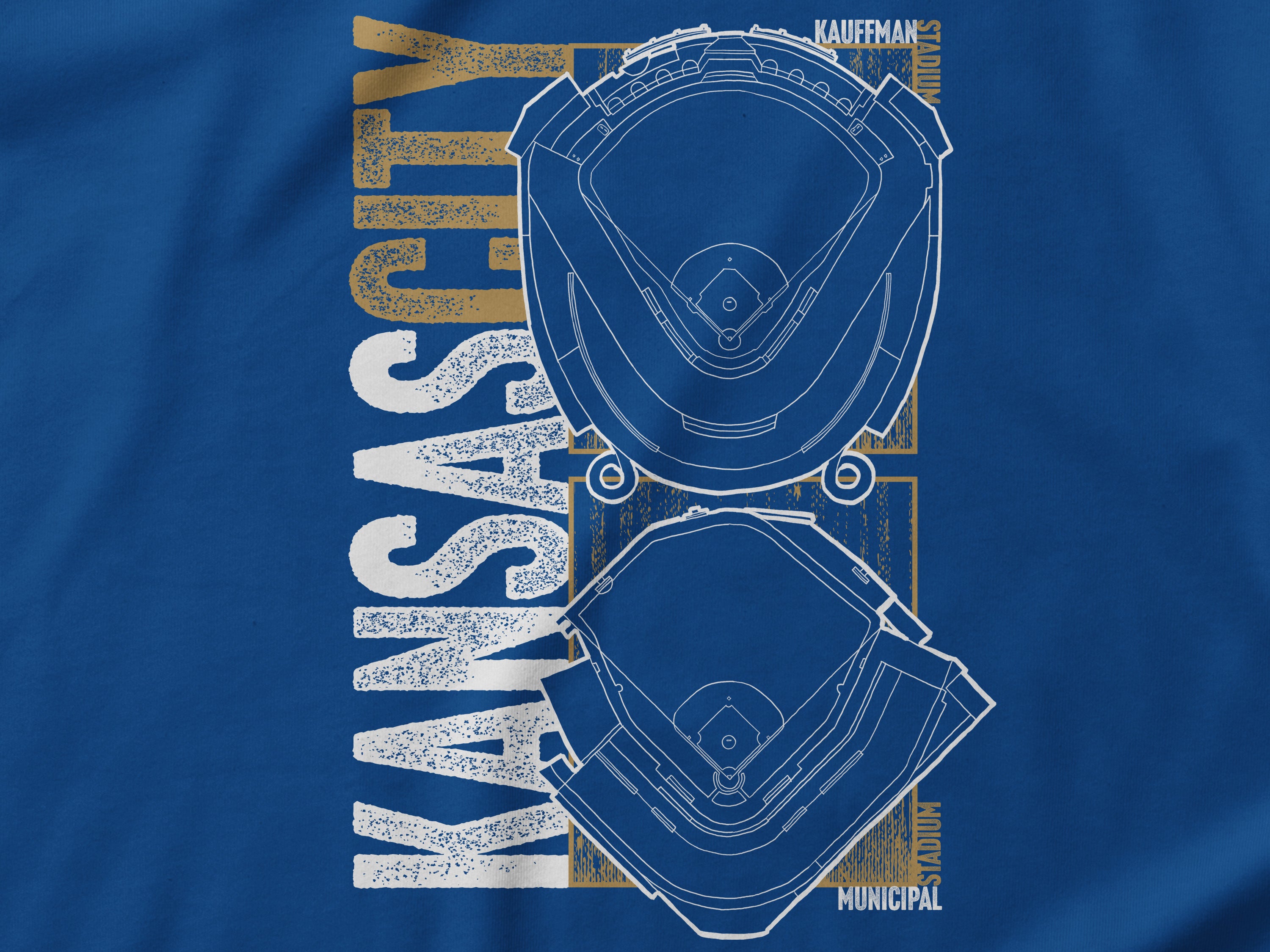 KC Kansas City Royals History Baseball Stadiums Unisex t-shirt