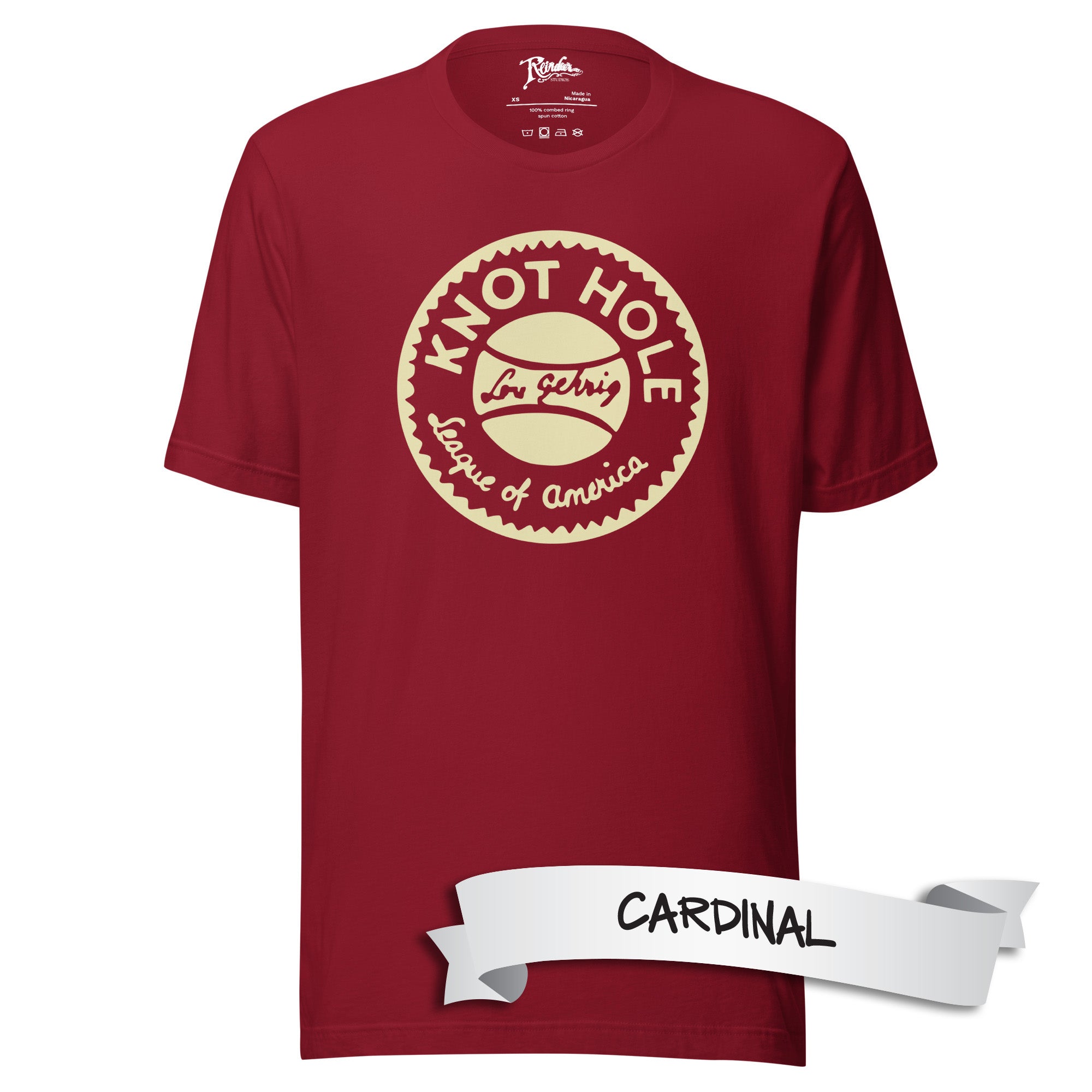 Knot Hole League Goudey Lou Gehrig Baseball Card Unisex t-shirt