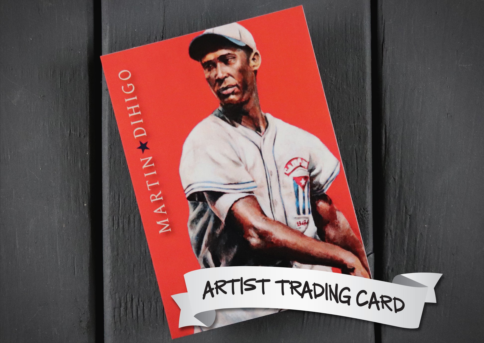 Martin Dihigo el Maestro ACEO Baseball Art Card