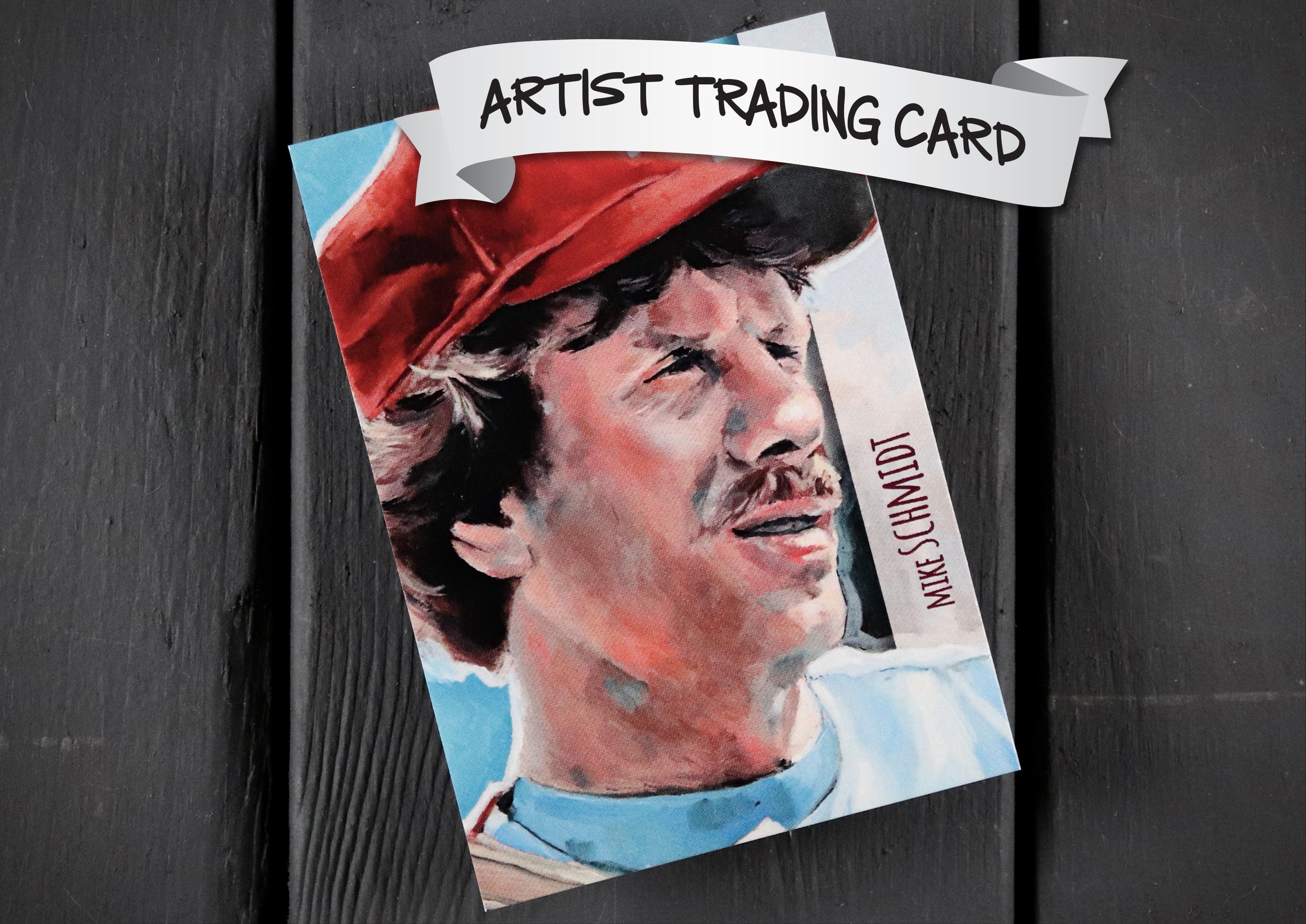 Mike Schmidt ACEO Limited Edition Baseball Art Card Philadelphia Phillies