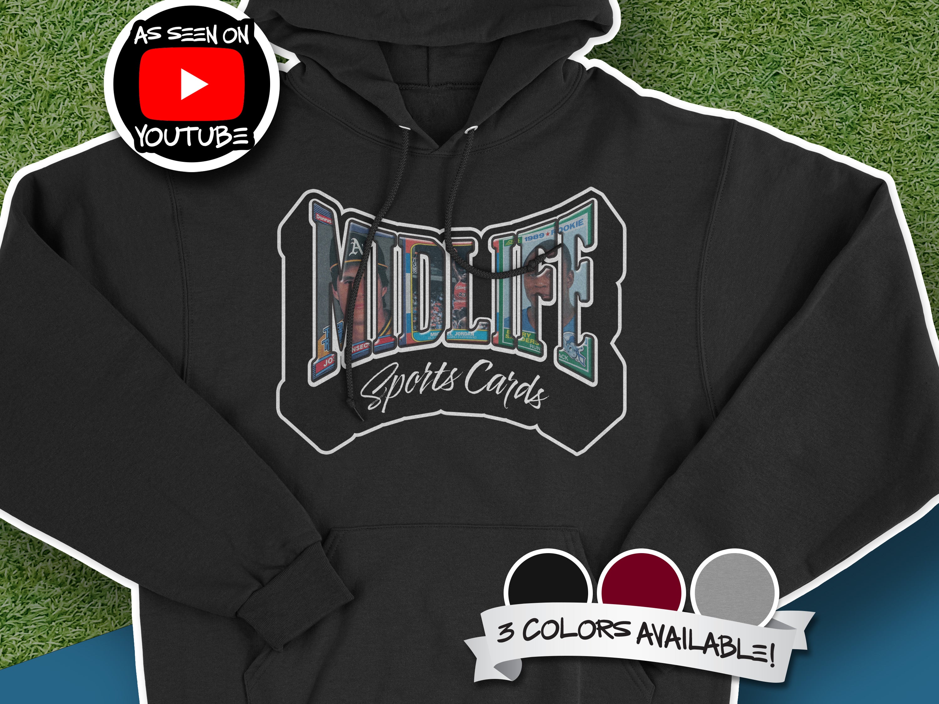 MidLife Sports Cards Unisex Hoodie