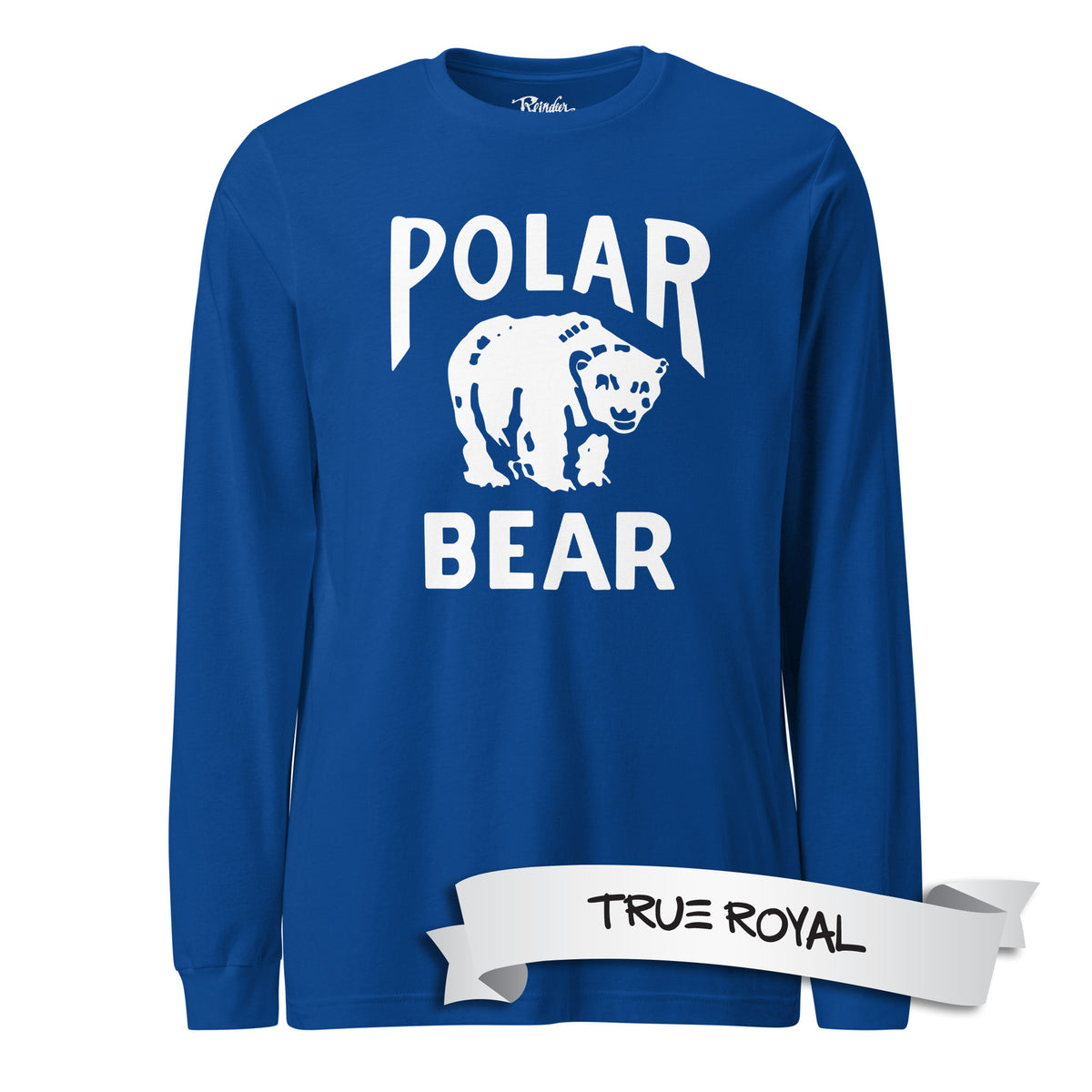 Polar Bear Baseball Vintage Logo Long Sleeve T-shirt