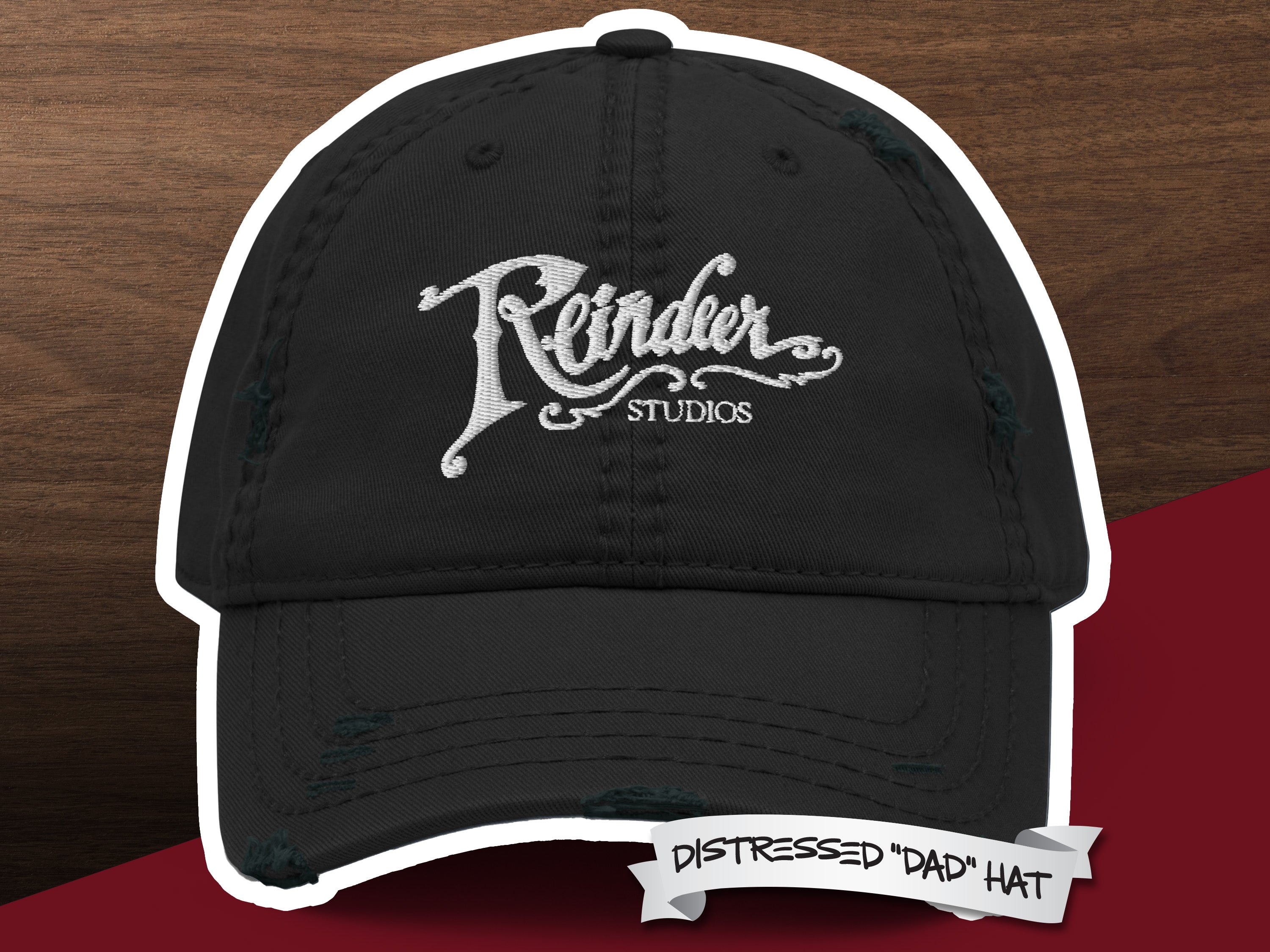 Reindeer Studios Distressed Dad Hat