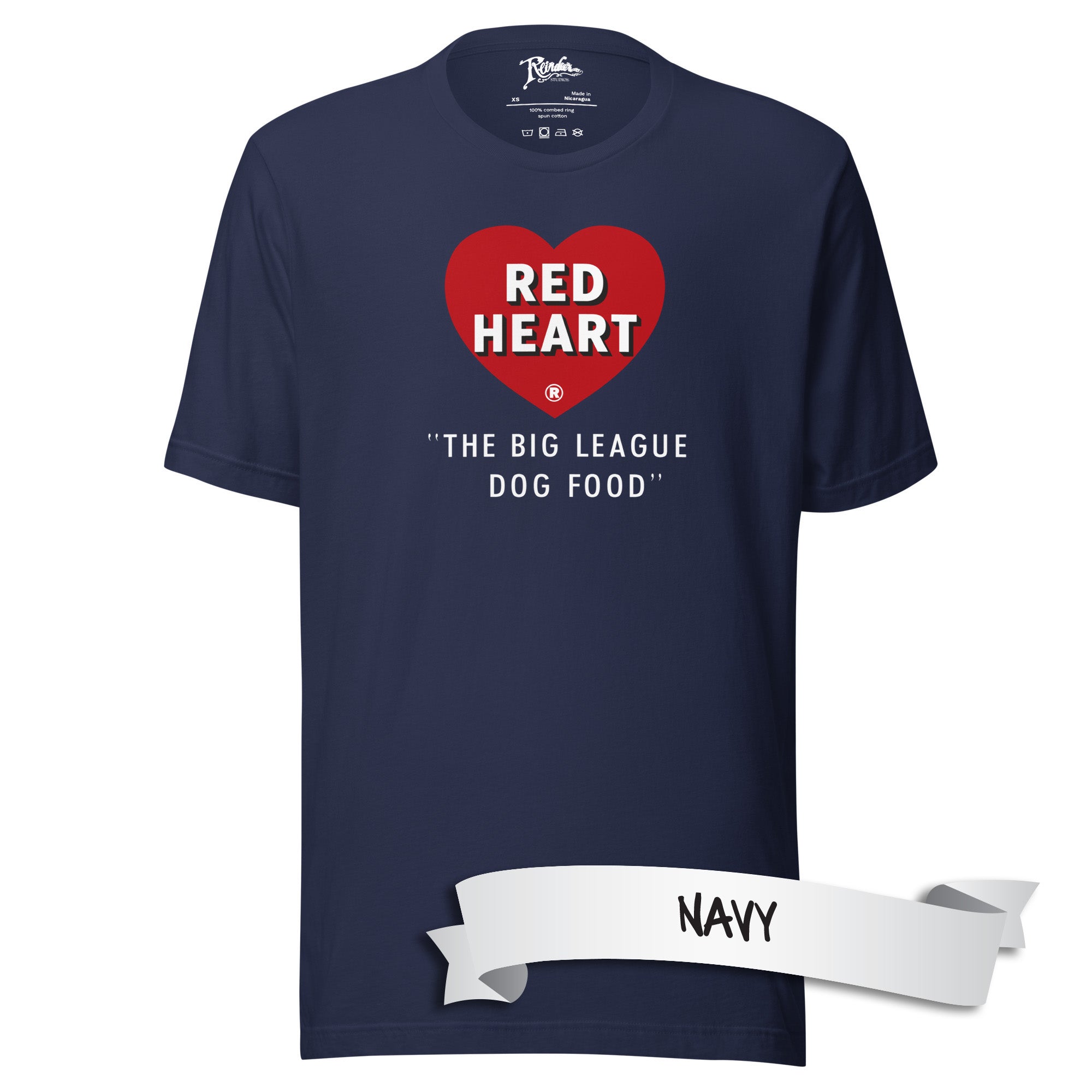 Red Heart Dog Food 50s Oddball Food Issue Baseball Unisex t-shirt