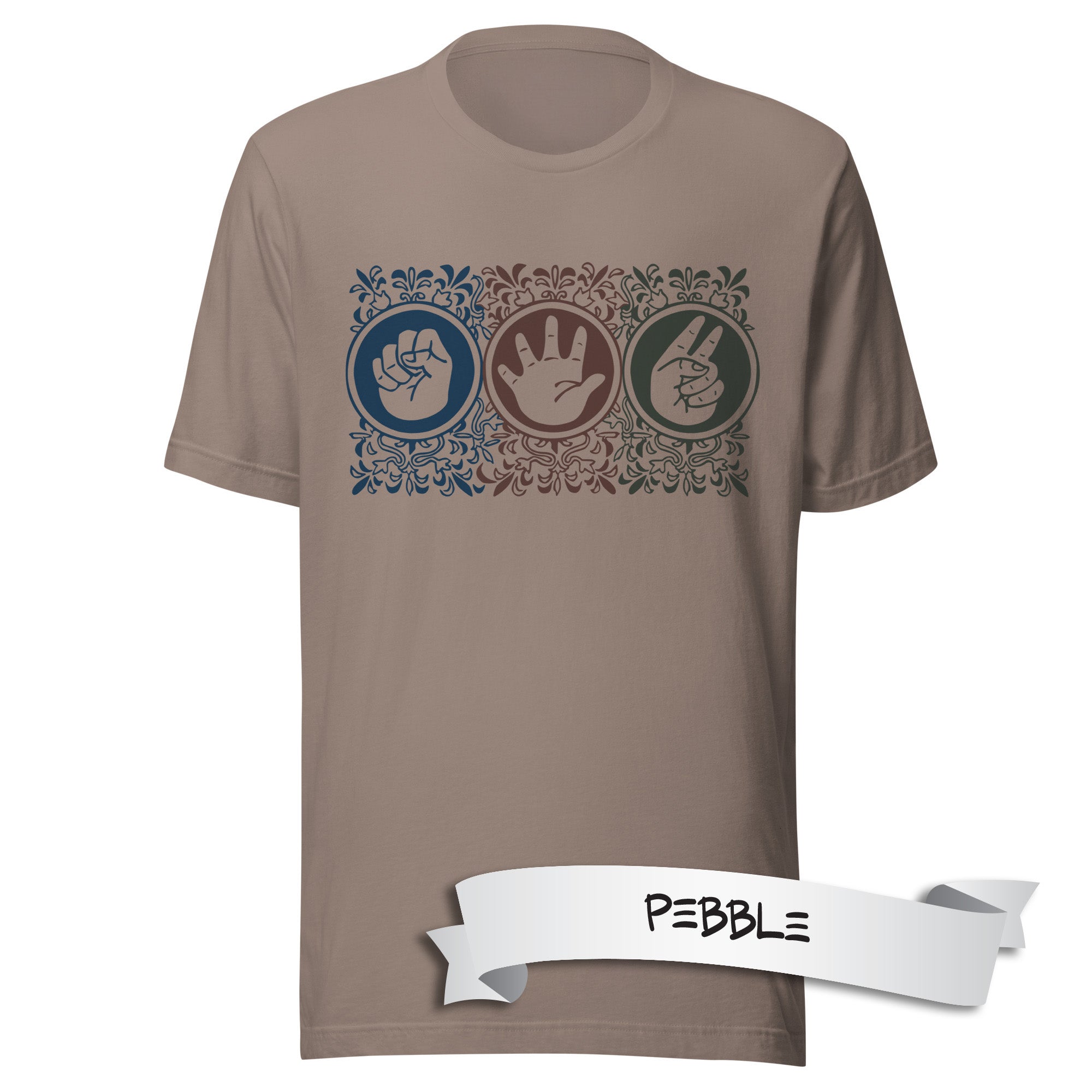 Rock Paper Scissors Menko Unisex t-shirt