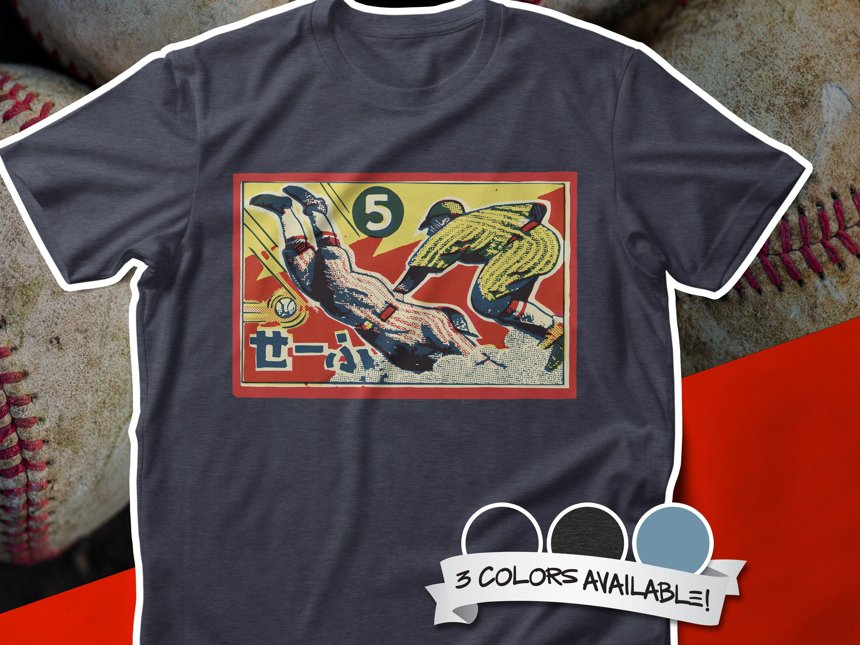 Safe! Menko Baseball Card Unisex t-shirt