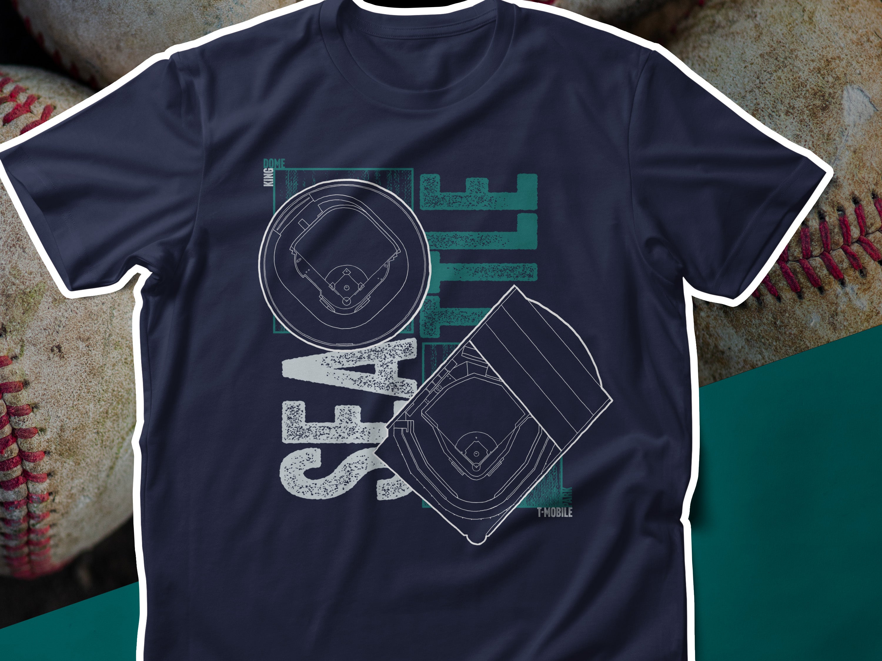 Seattle Mariners History Baseball Stadiums Unisex t-shirt
