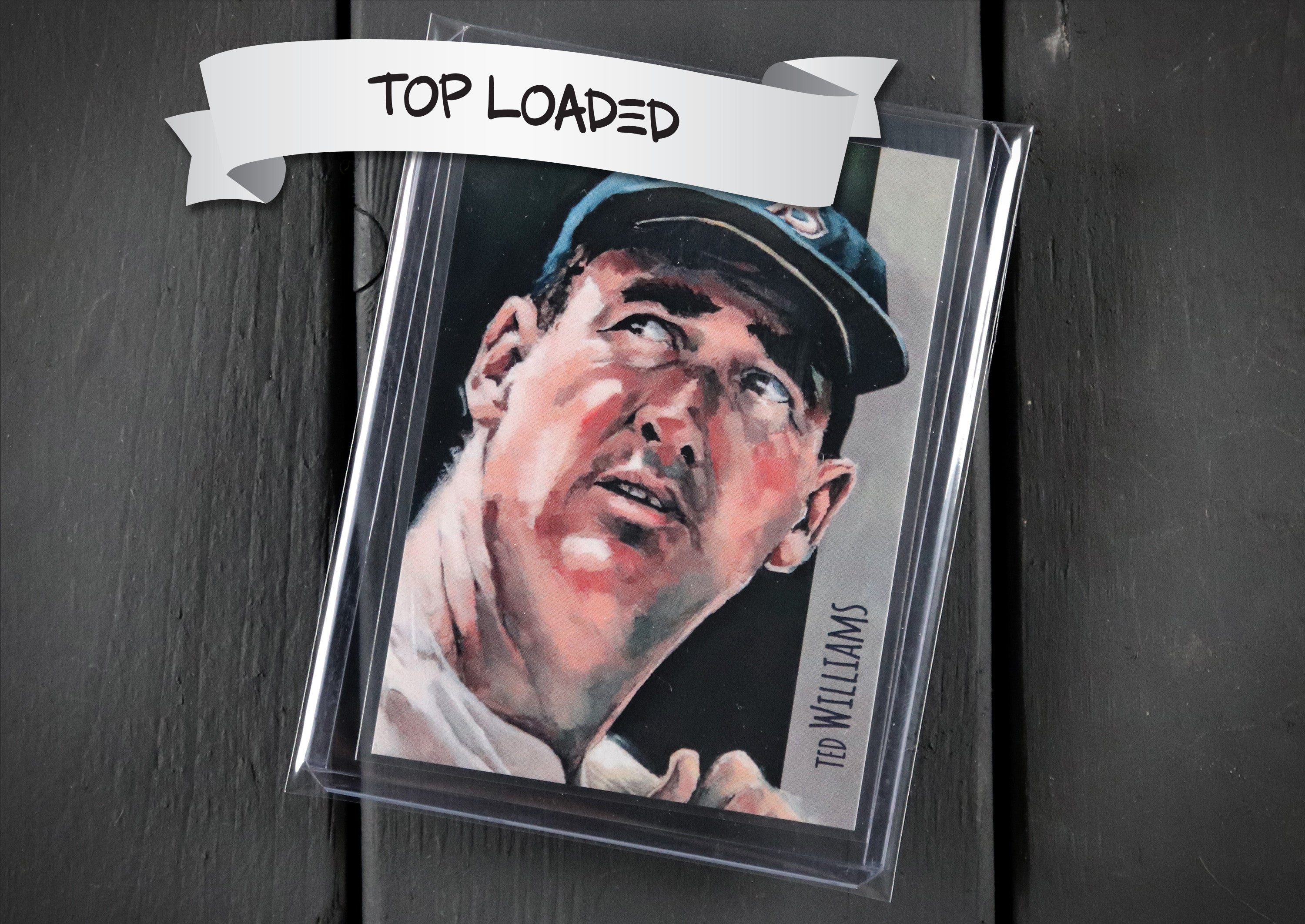 Ted Williams ACEO Limited Edition Baseball Art Card Boston Red Sox