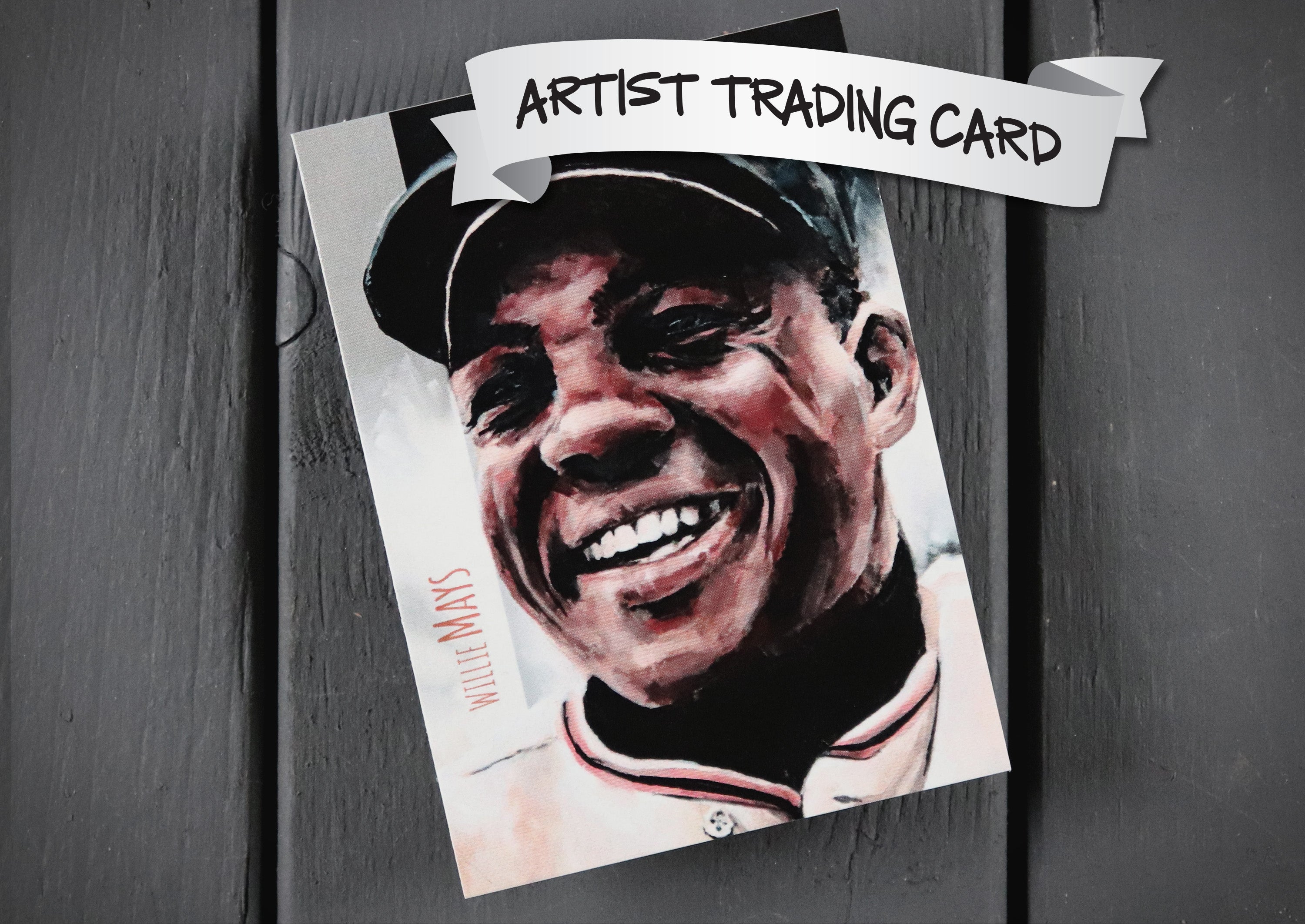 Willie Mays ACEO Limited Edition Baseball Art Card New York San Francisco Giants