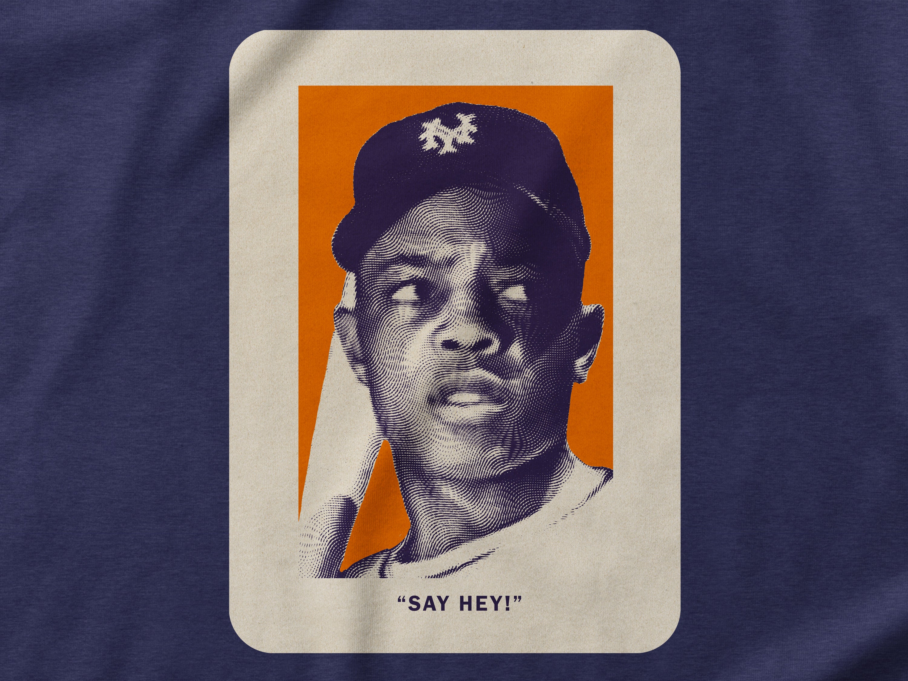 Willie Mays Say Hey Kid Wheaties Baseball Card Unisex t-shirt