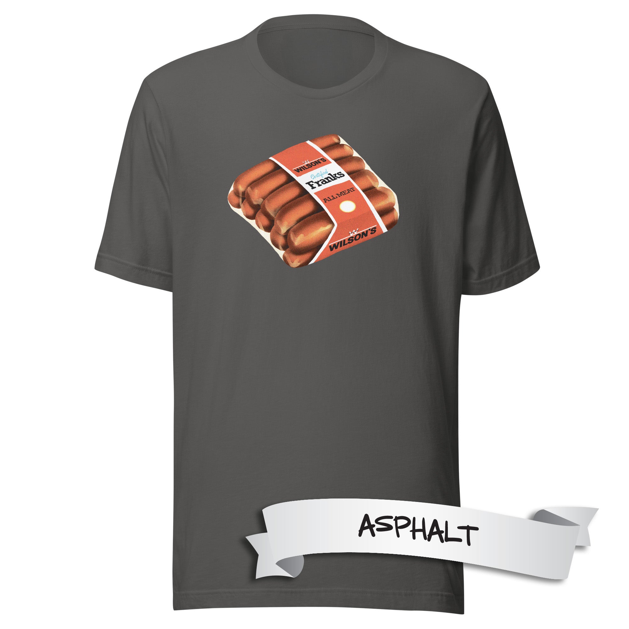 Wilson's Franks 50s Oddball Food Issue Unisex t-shirt