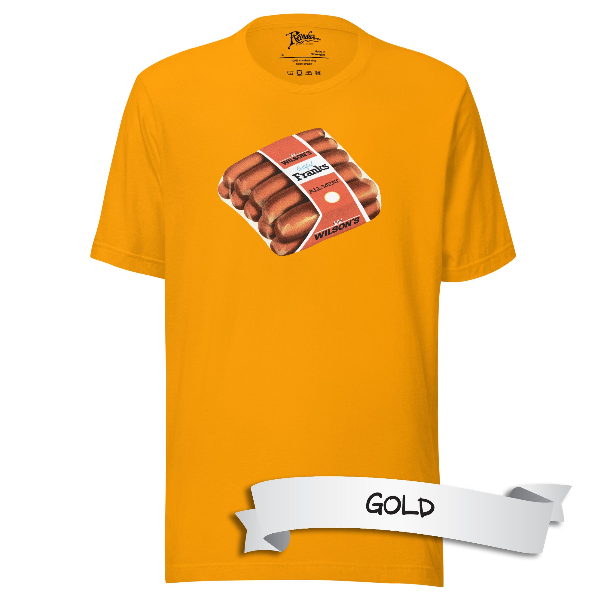 Wilson's Franks 50s Oddball Food Issue Unisex t-shirt