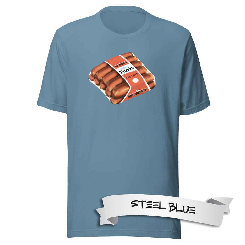 Wilson's Franks 50s Oddball Food Issue Unisex t-shirt