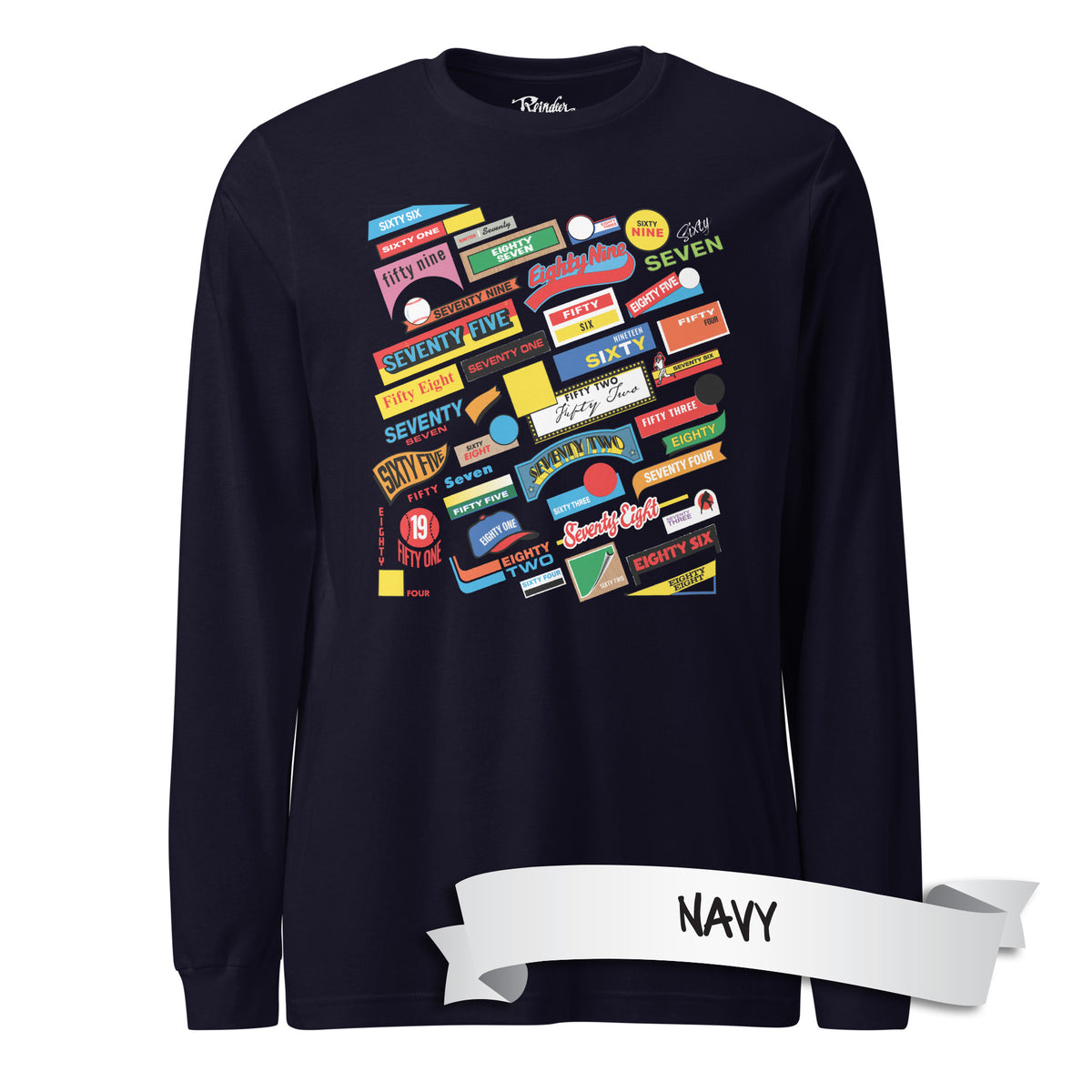 Years of Classic Baseball Design Long Sleeve T-shirt