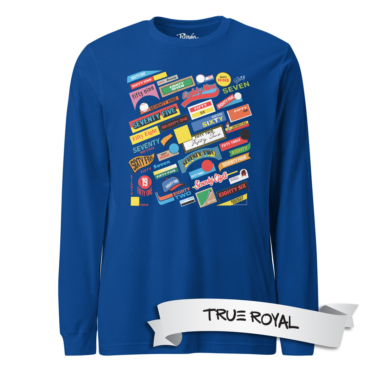 Years of Classic Baseball Design Long Sleeve T-shirt