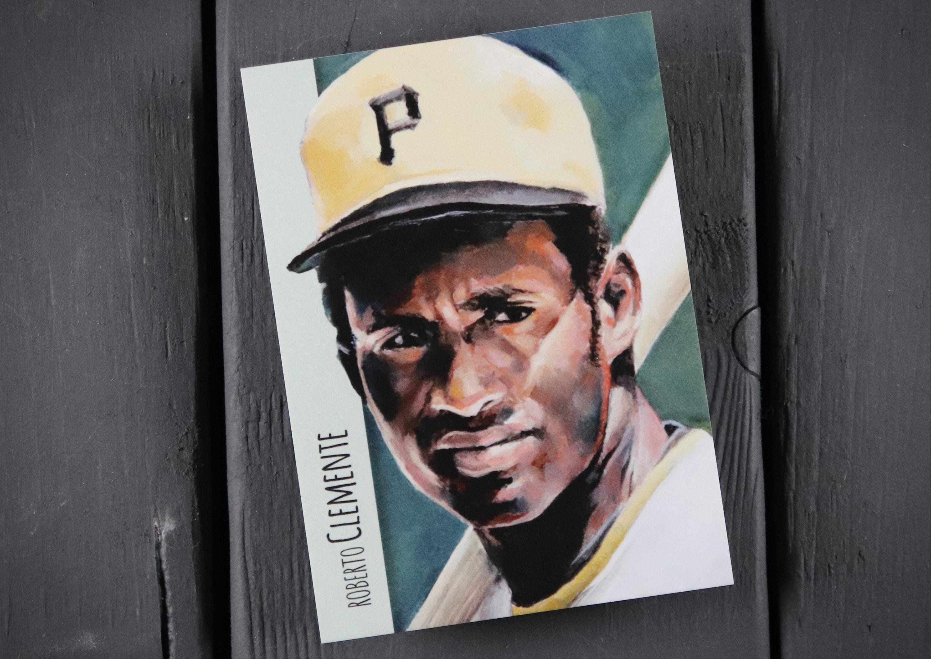 Roberto Clemente ACEO Limited Edition Baseball Art Card Pittsburgh Pirates