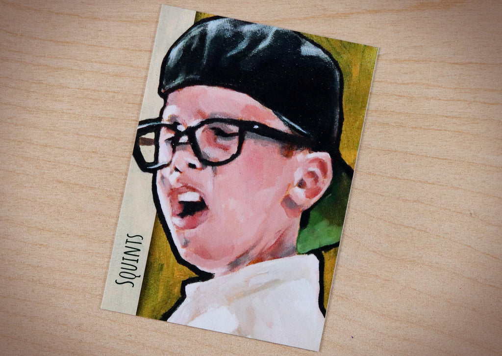 The Sandlot Squints Palledorous Chauncey Leopardi ACEO Limited Edition Baseball Art Card
