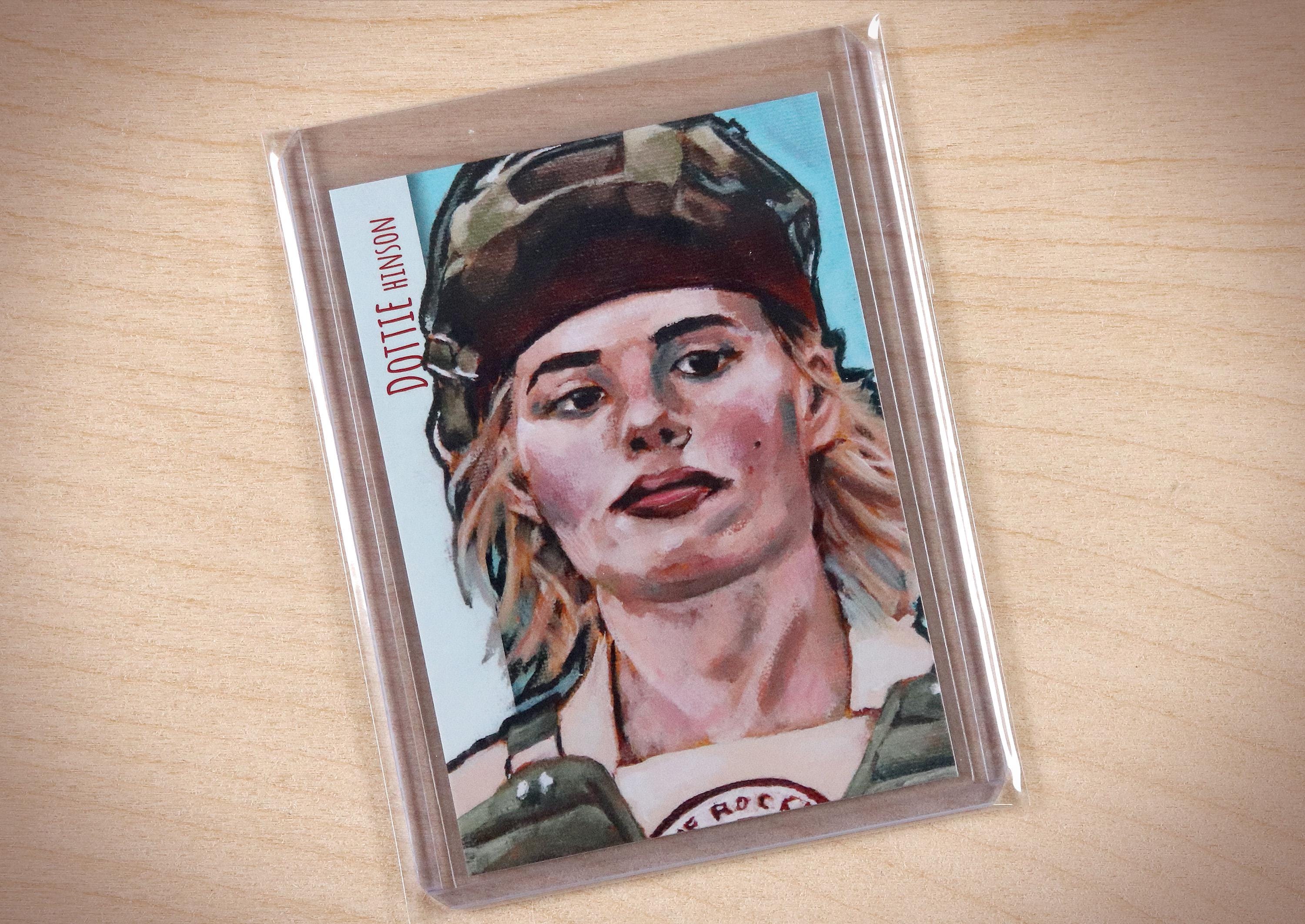 A League of Their Own Dottie Hinson Geena Davis ACEO Limited Edition Baseball Art Card